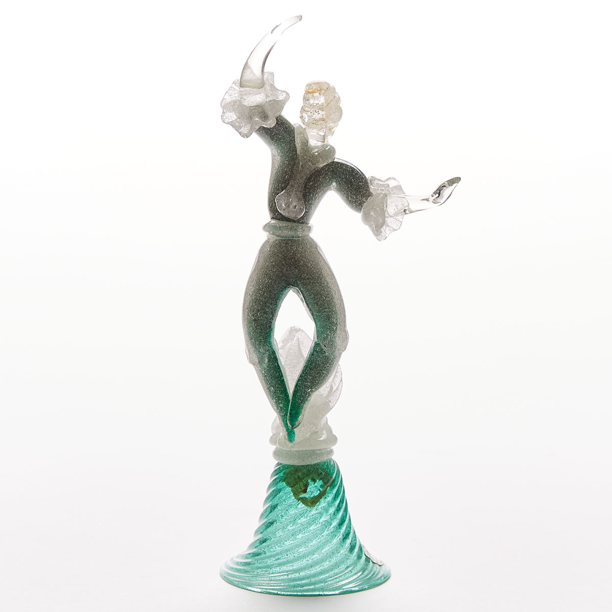 Murano Glass Figure of a Dancer, mid-20th century