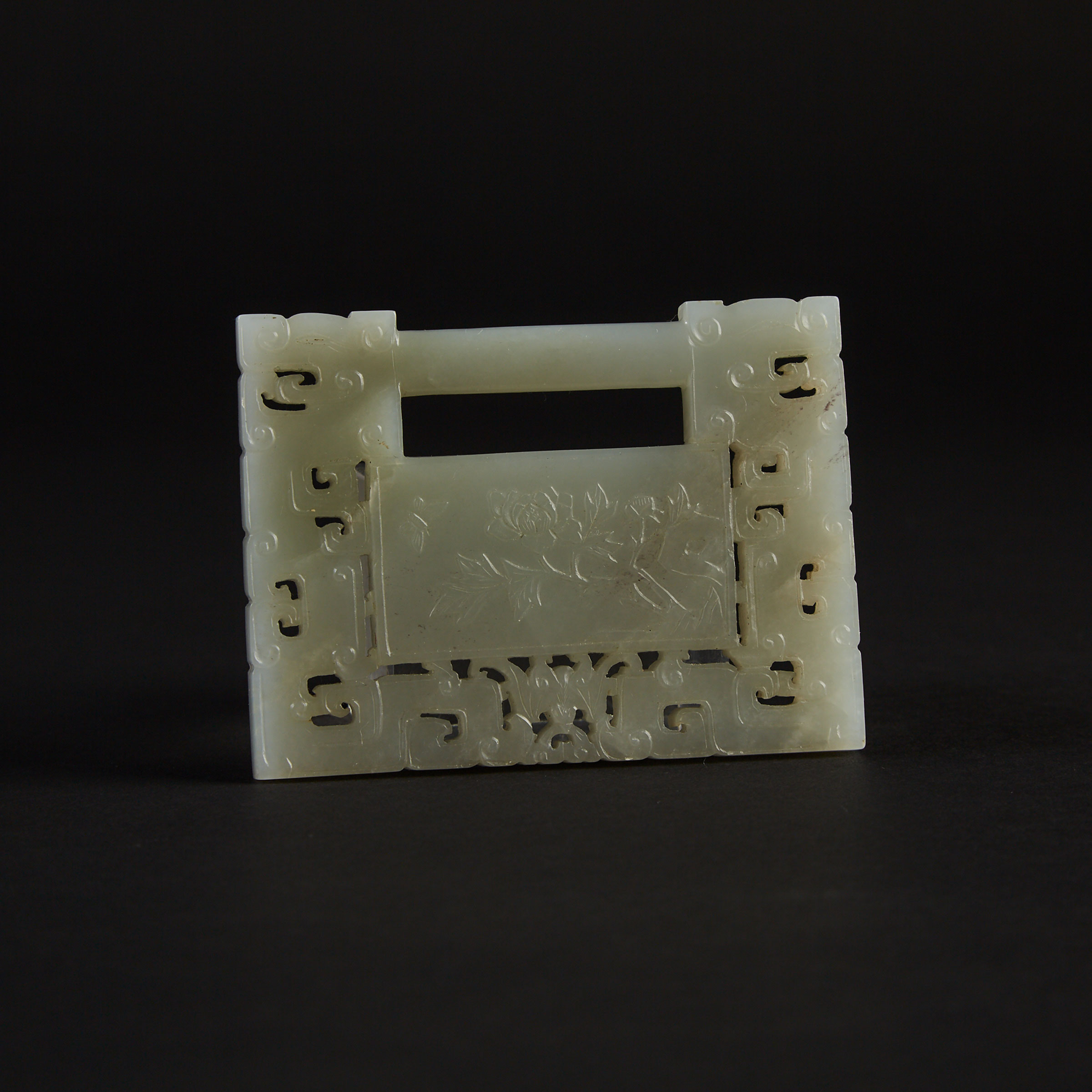 A White Jade Plaque, Qing Dynasty