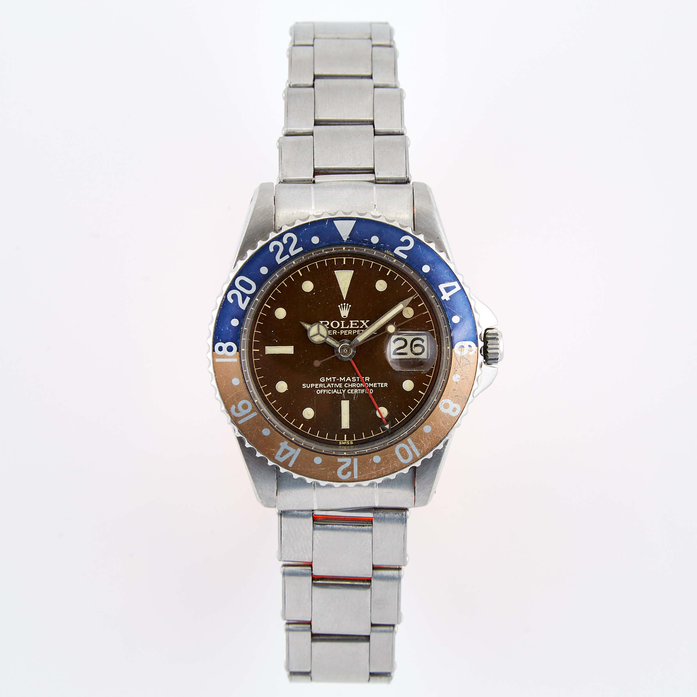 Rolex Oyster Perpetual “Pepsi” GMT-Master Wristwatch, With Date