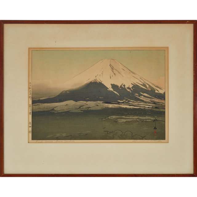 Hiroshi Yoshida (1876-1950), Fujiyama from Yoshida