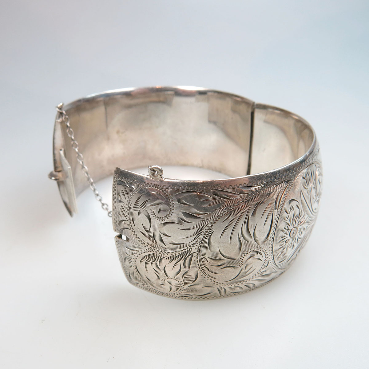 Birk’s Sterling Silver Hinged Bangle