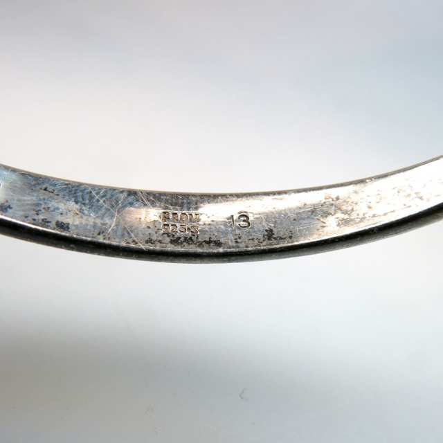 N.E.From Danish Sterling Silver Hinged Bangle