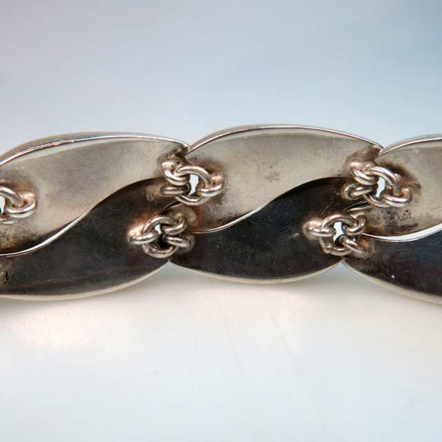 Antonio Pineda Mexican 970 Grade Silver “Wave” Bracelet