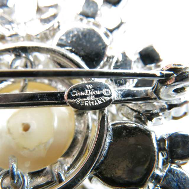 Christian Dior Silver-Tone Metal Brooch