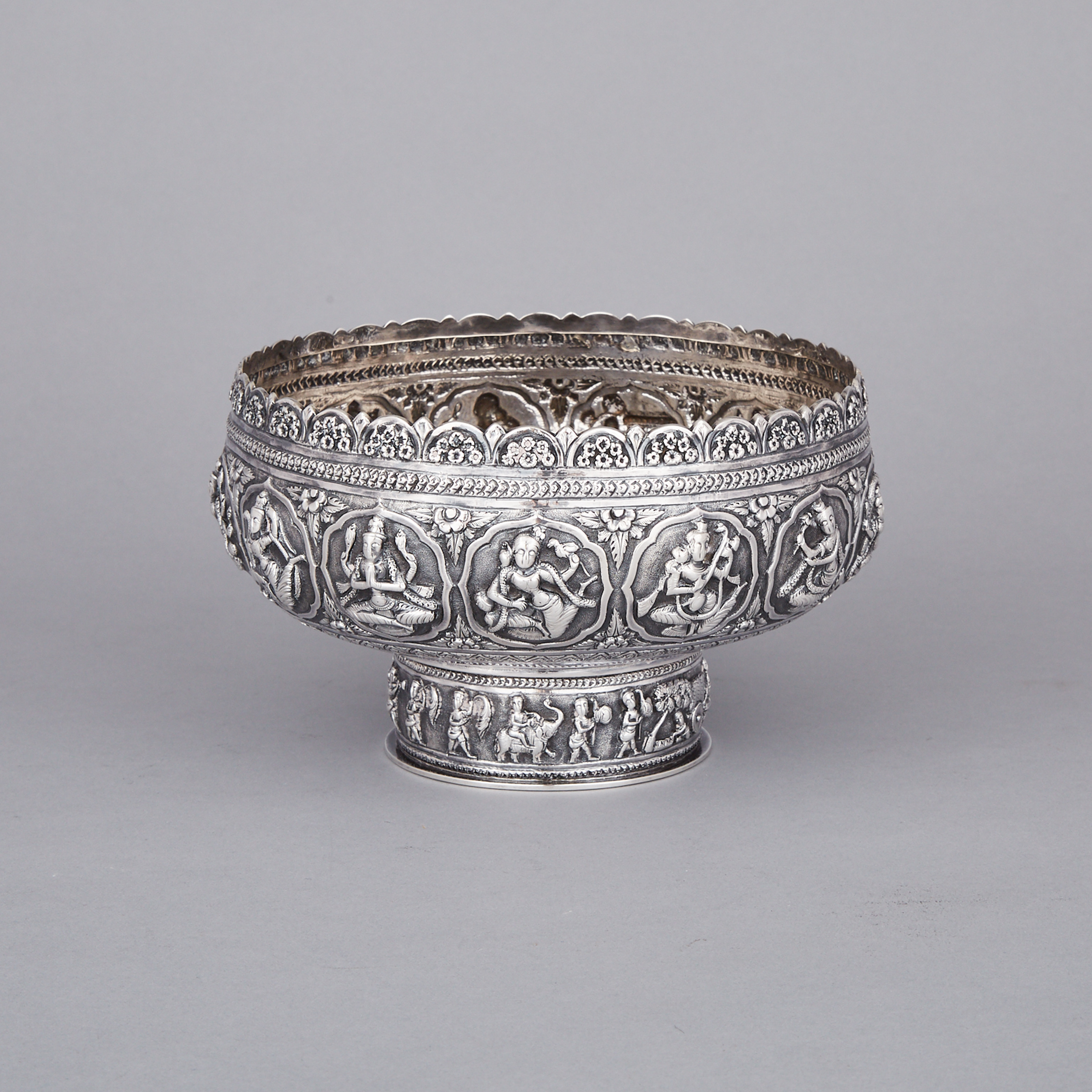 Burmese Silver Bowl, c.1898