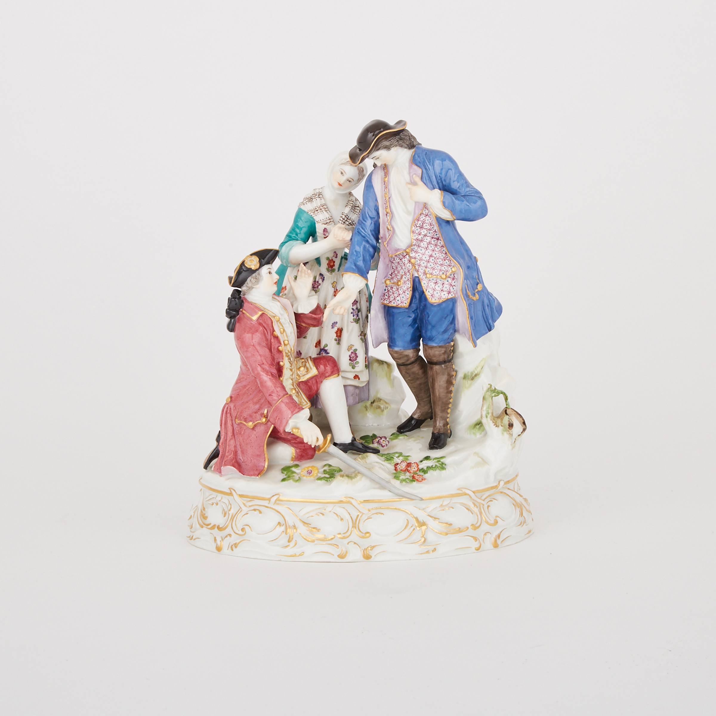 Meissen Figure Group, late 19th/early 20th century