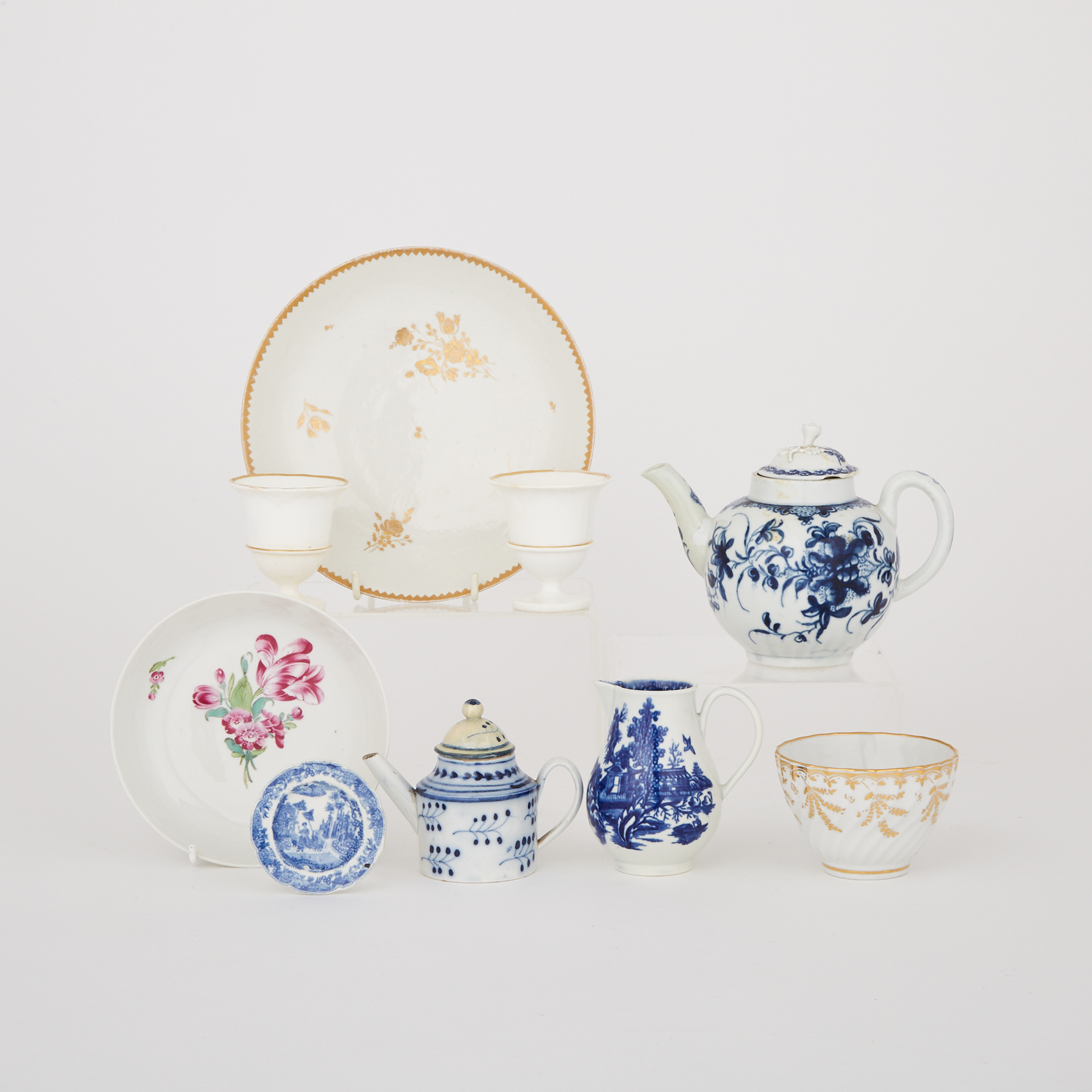 Group of English and Continental Porcelain, 18th/19th century 