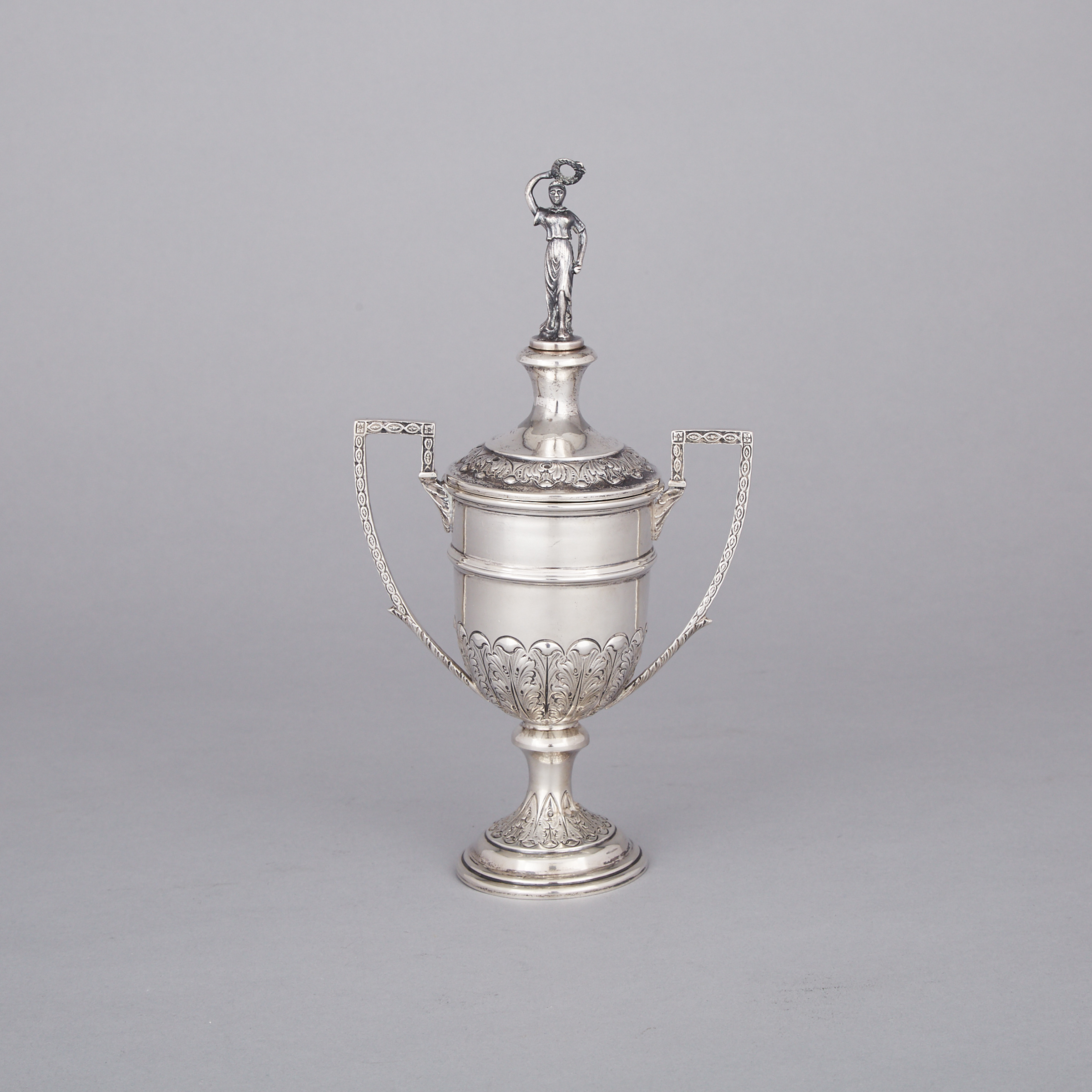 English Silver Covered Trophy Cup, James Deakin & Sons, Sheffield, 1911