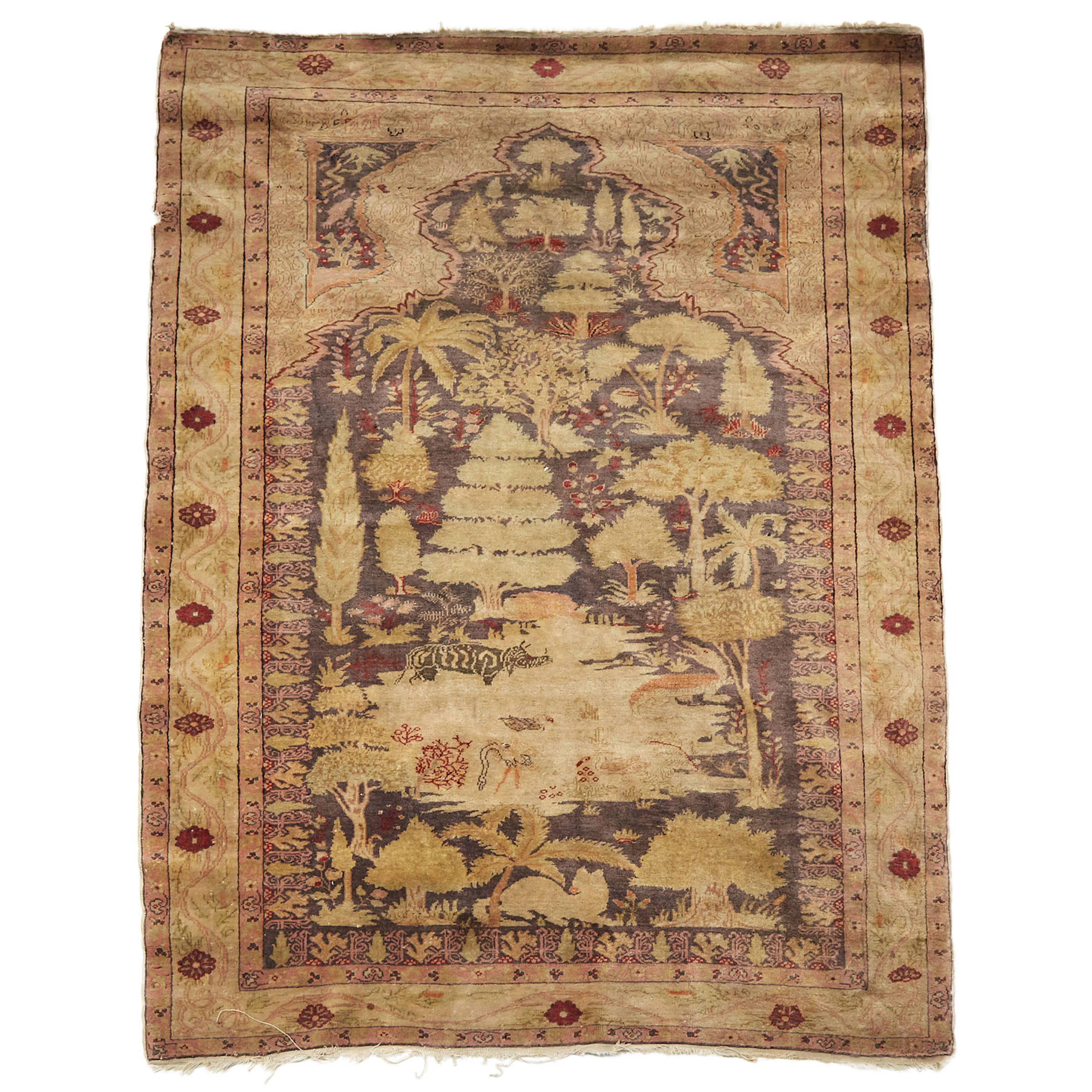 Indo Agra Prayer Rug, early to mid 20th century