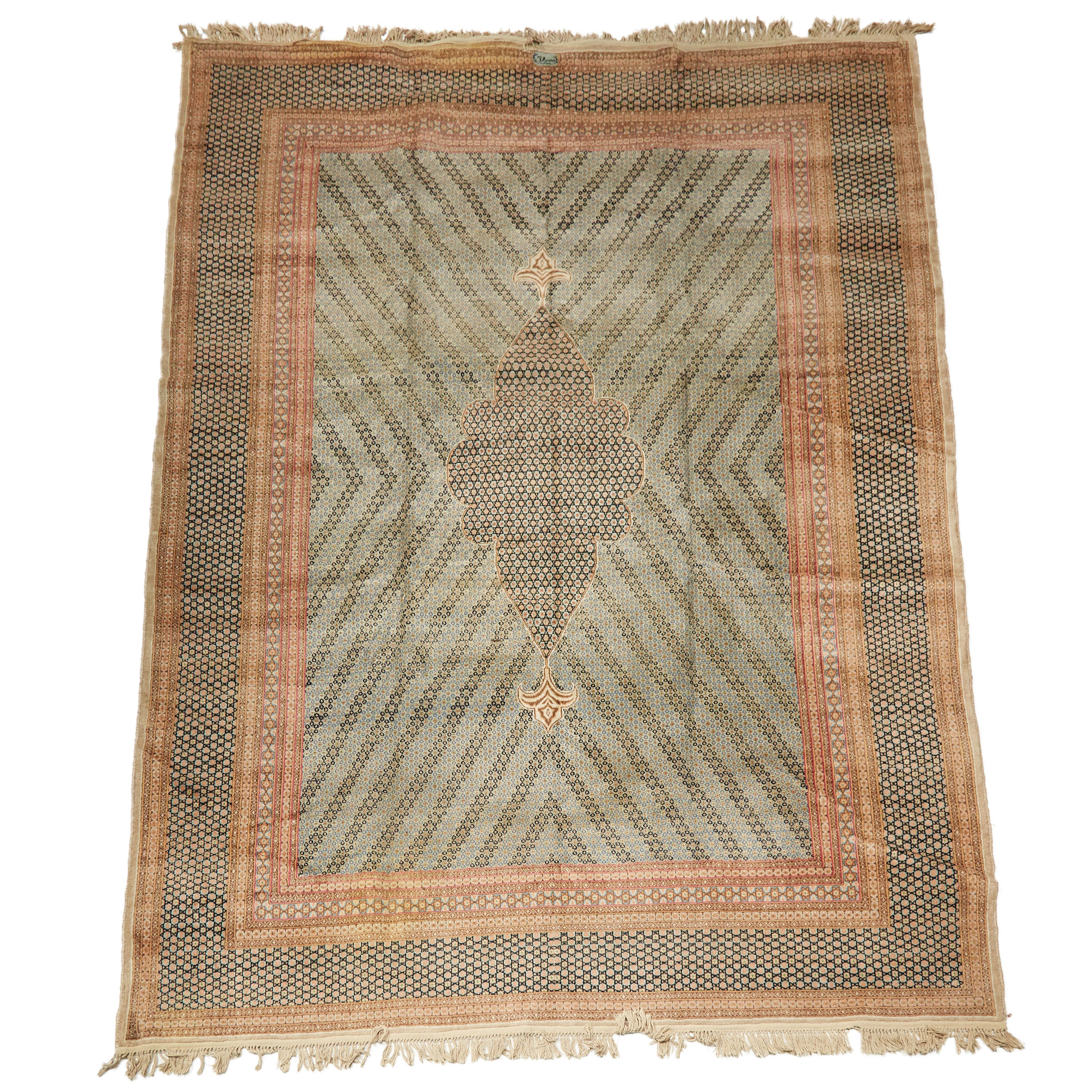 Indo Tabriz Carpet, mid 20th century