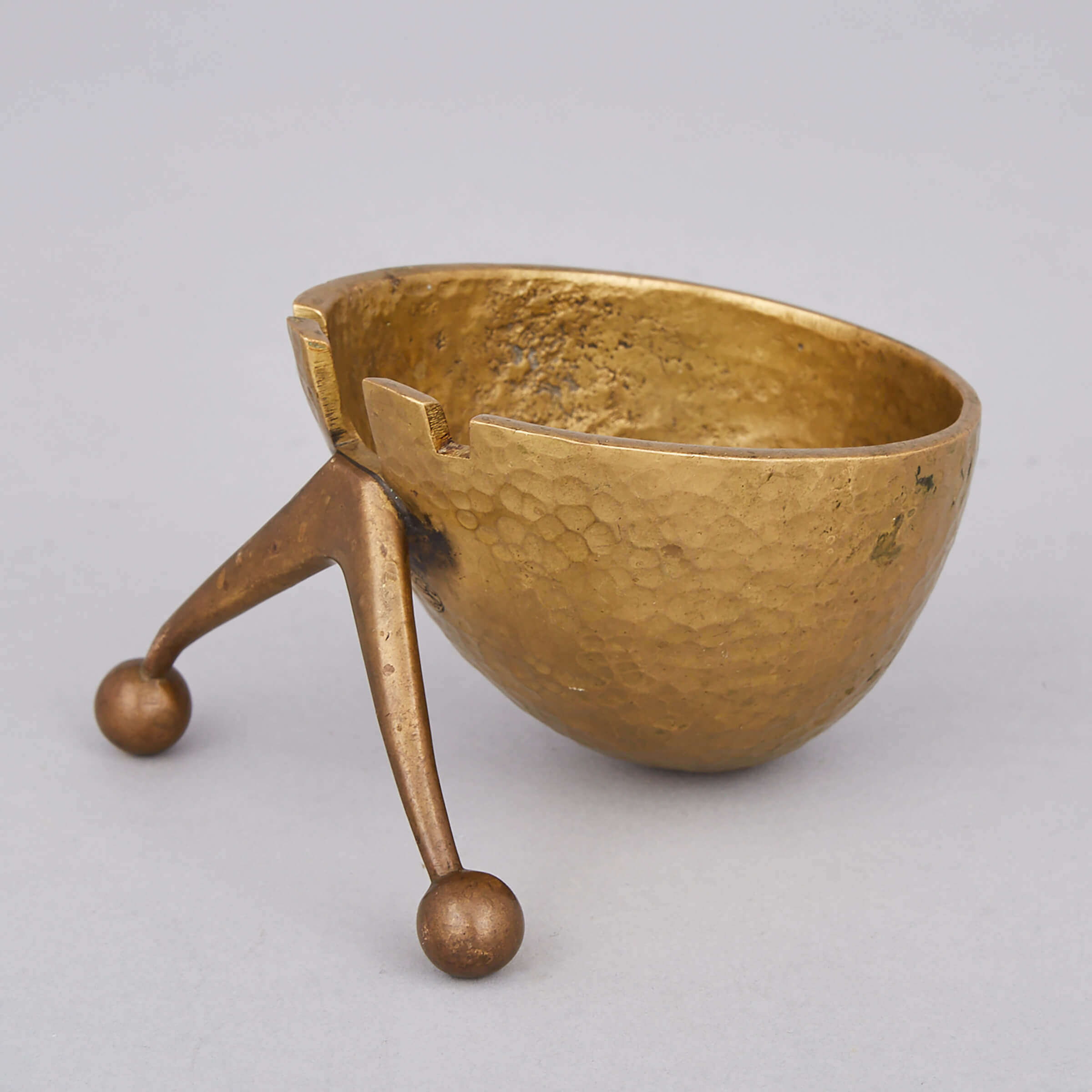Maurice Ascalon for Pal Bell Brass ‘Atomic Snail’ Ashtray, c.1943