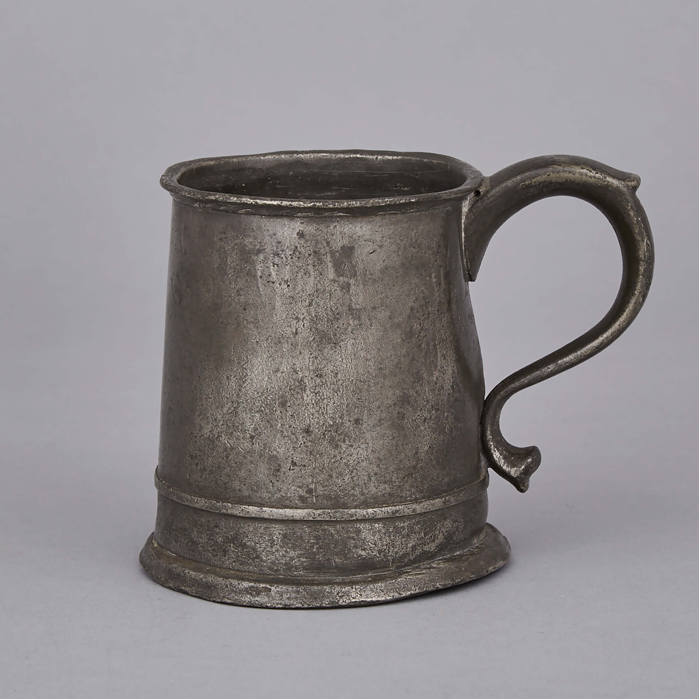 Scottish Pewter Mutchkin Mug, William Scott III, Edinburgh, late 18th/early 19th century