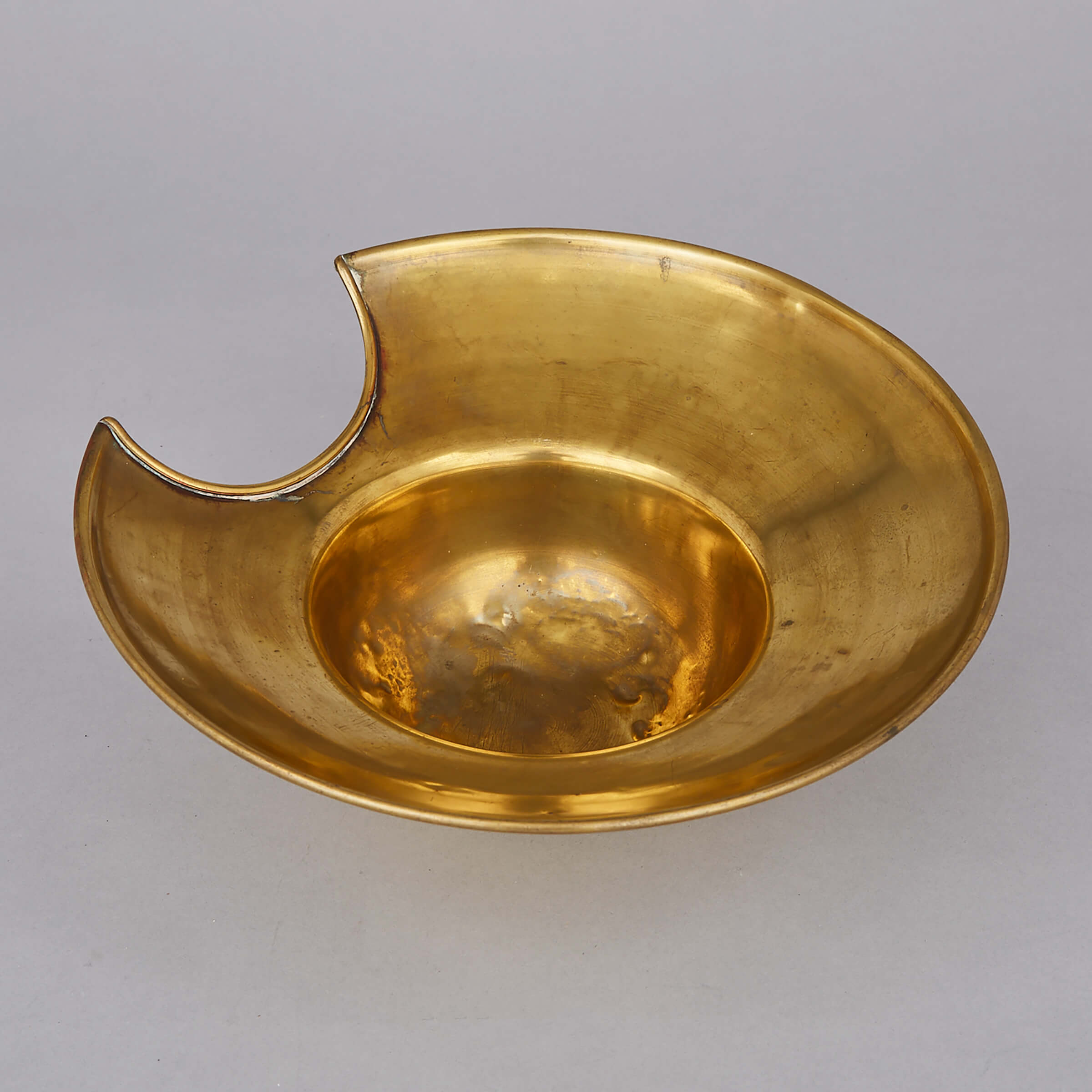 English Brass Barber’s Bowl, 18th century