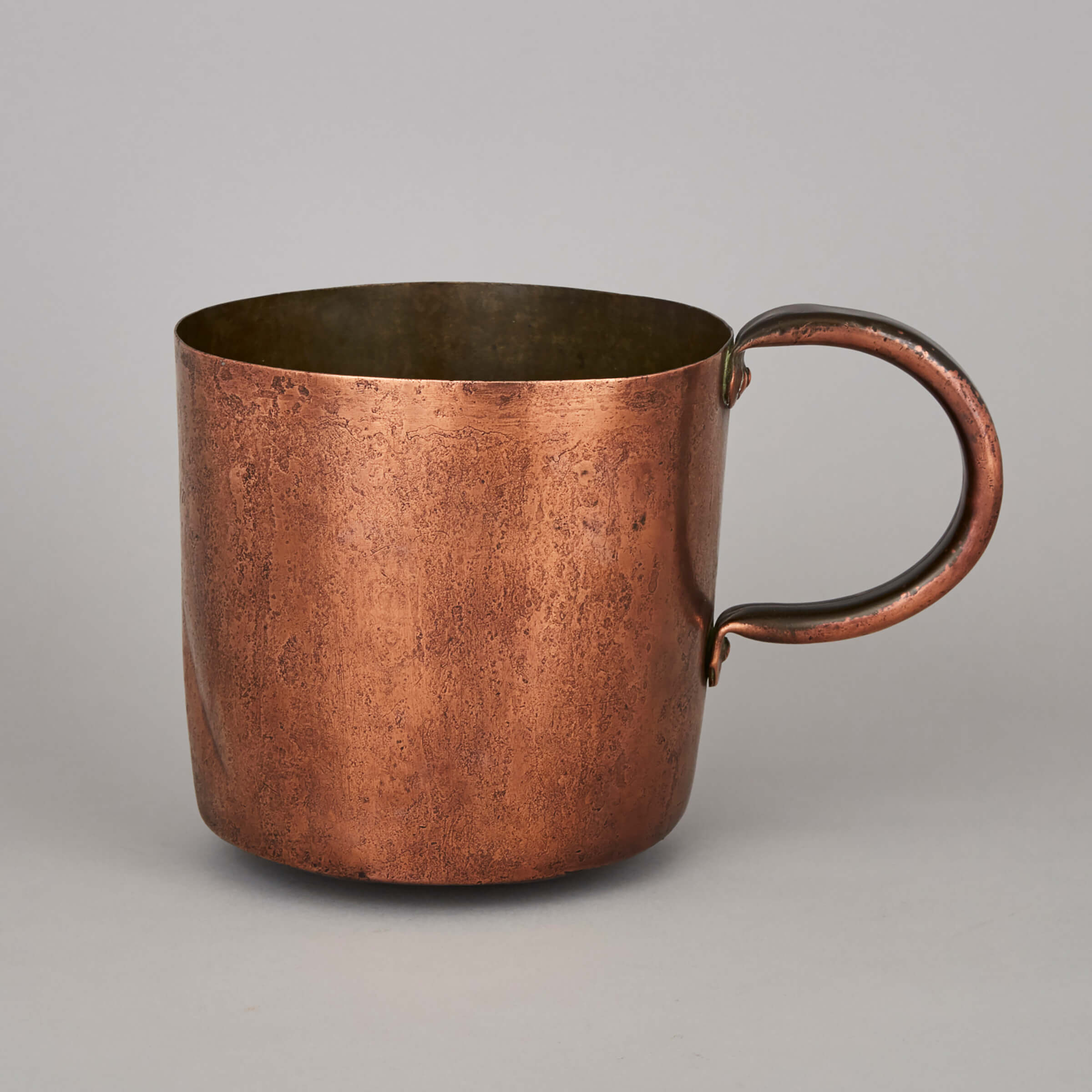 Royal Navy Copper One Gallon Rum Measure, 18th/19th century