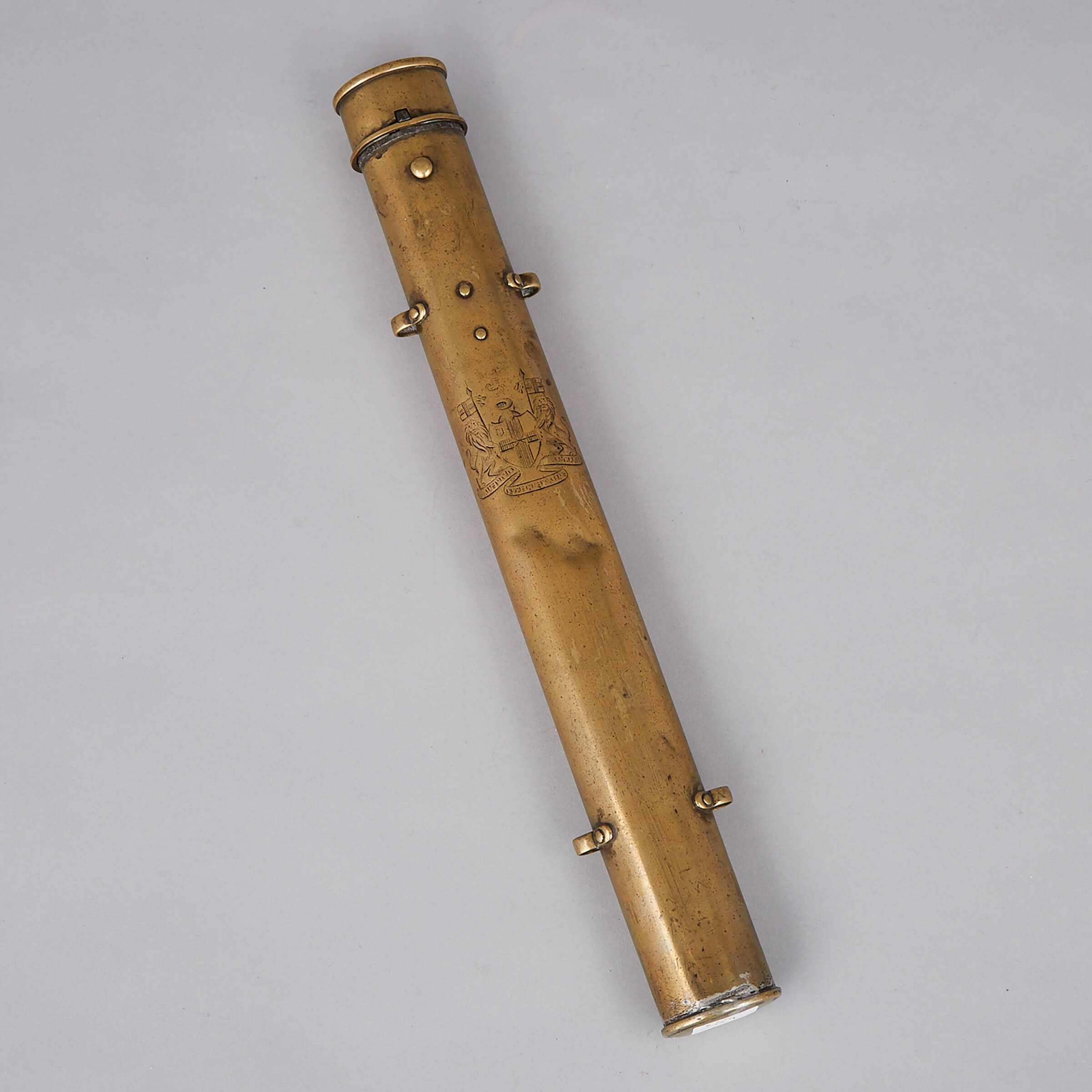 British East India Company Brass Fife Case, c.1800