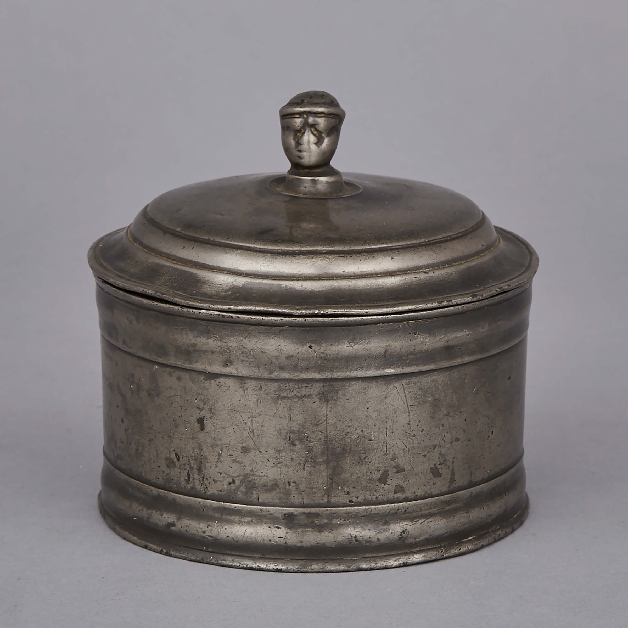 English Pewter Tobacco Box, early 19th century