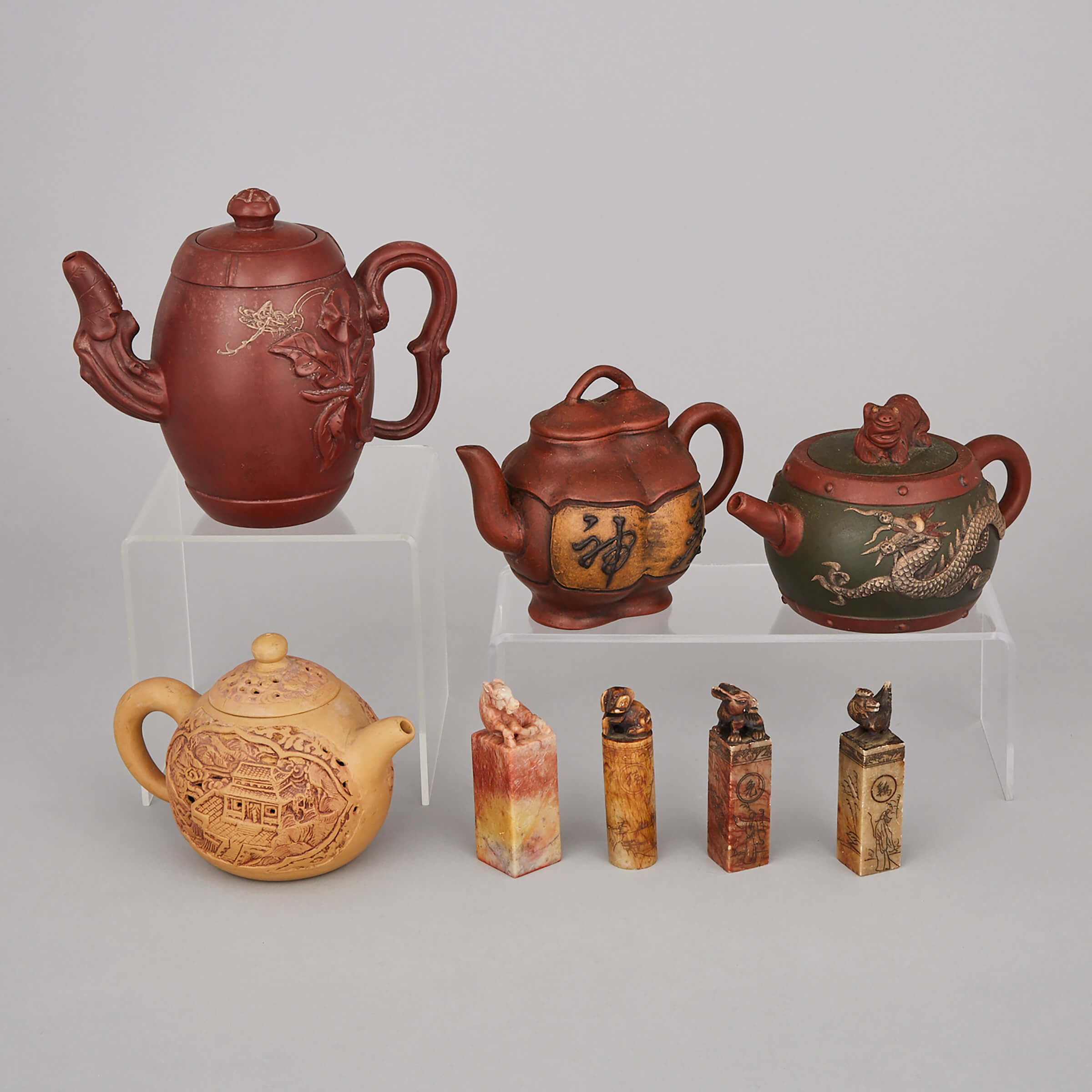 A Group of Eight Chinese Scholar Objects