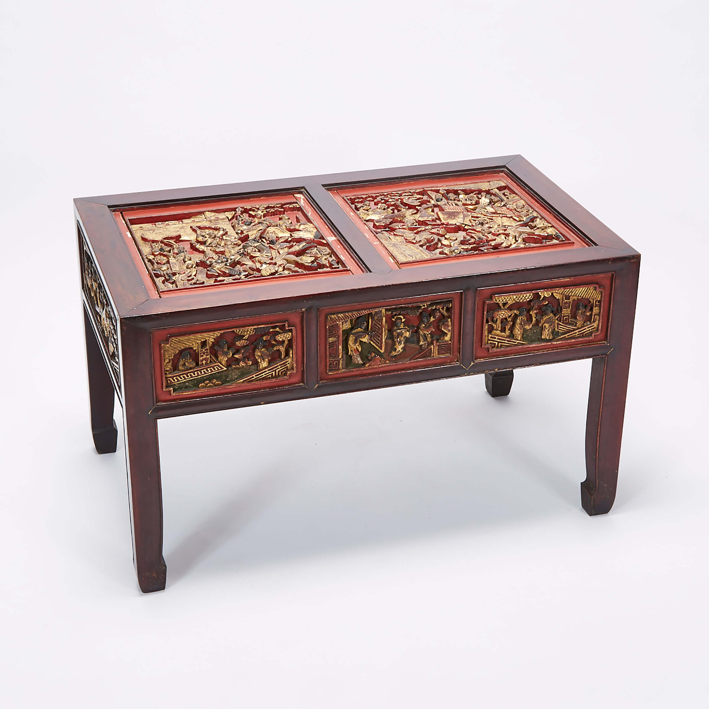 A Gilt Carving Inlaid Low Table