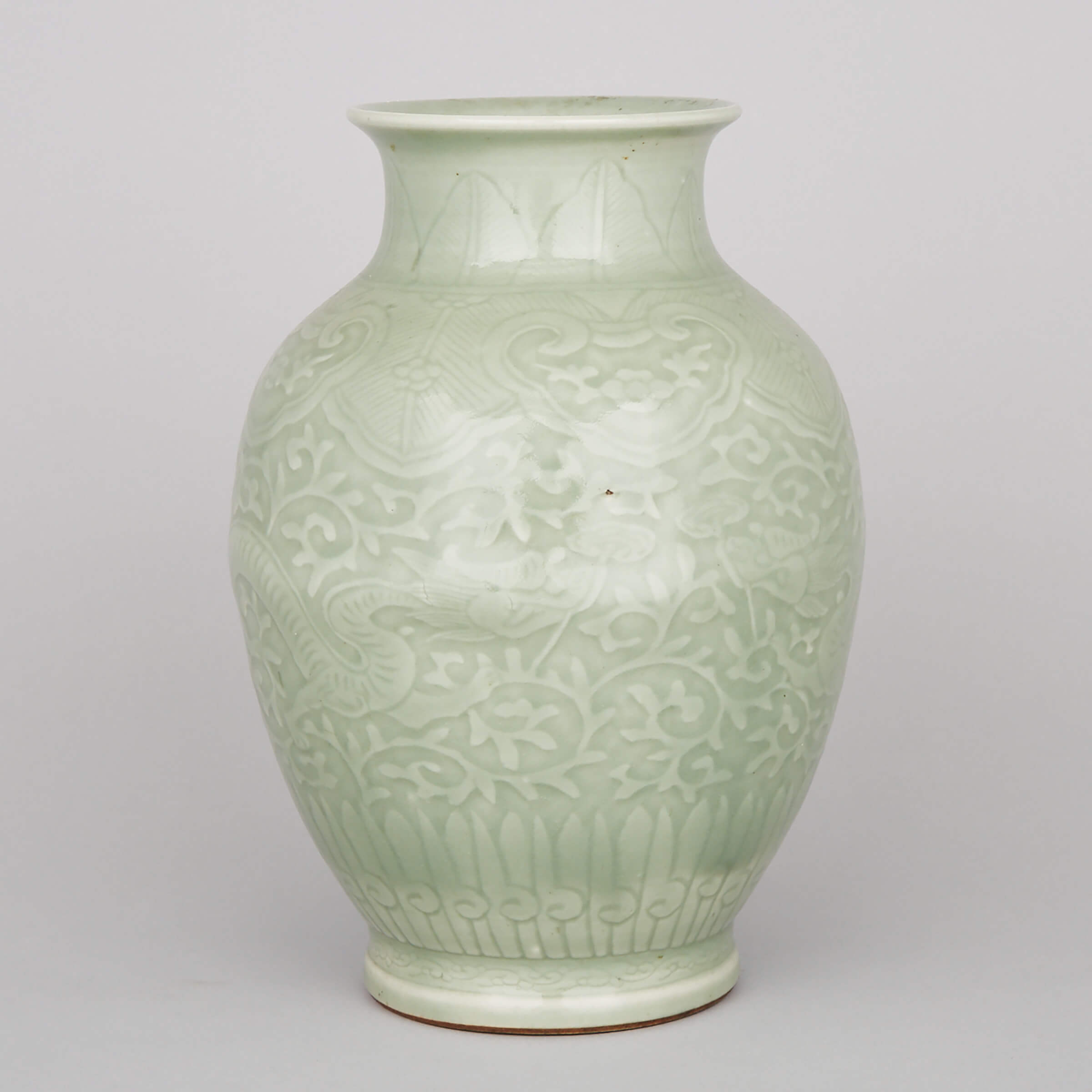 A Celadon Glazed Vase, Early 20th Century