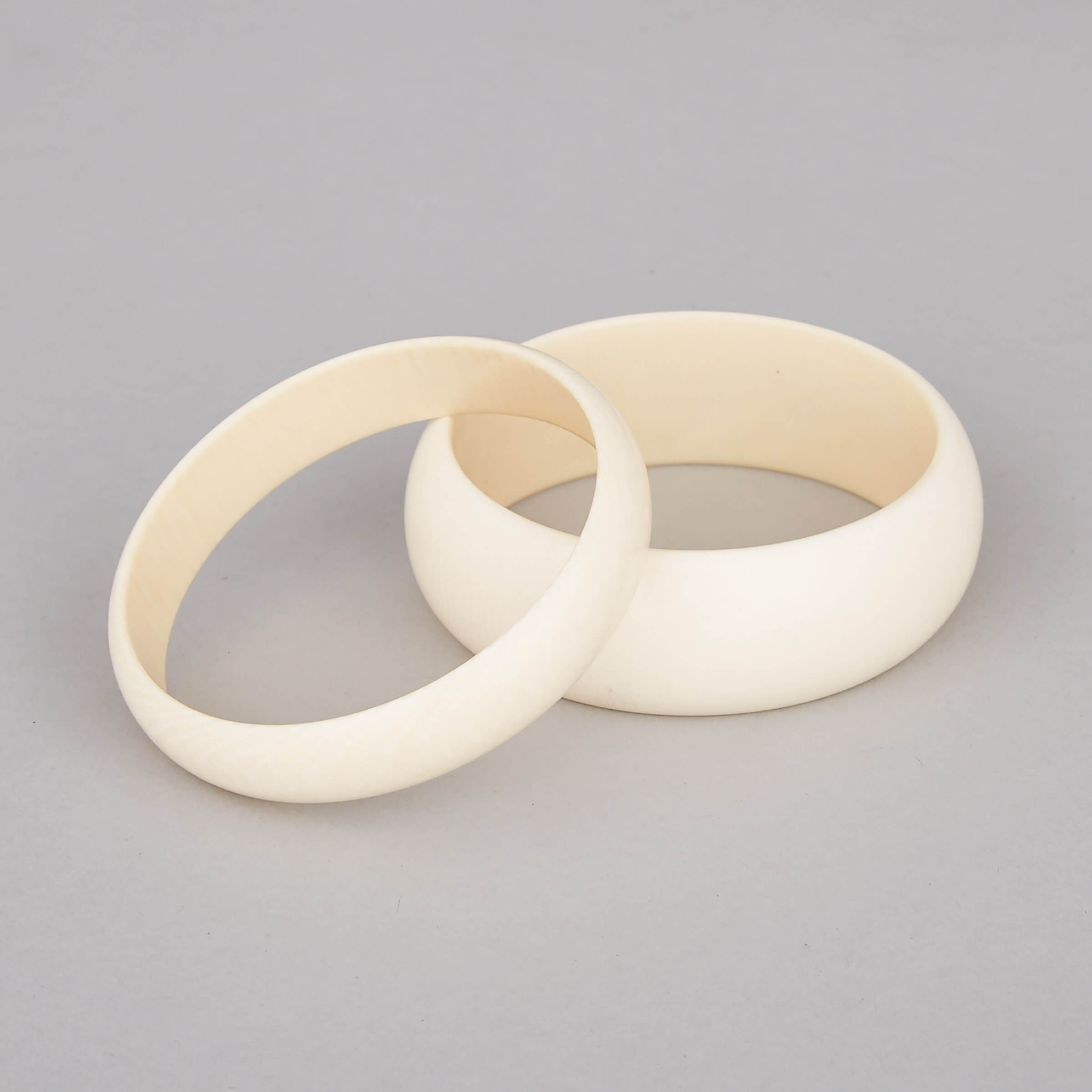 Two Ivory Bangles