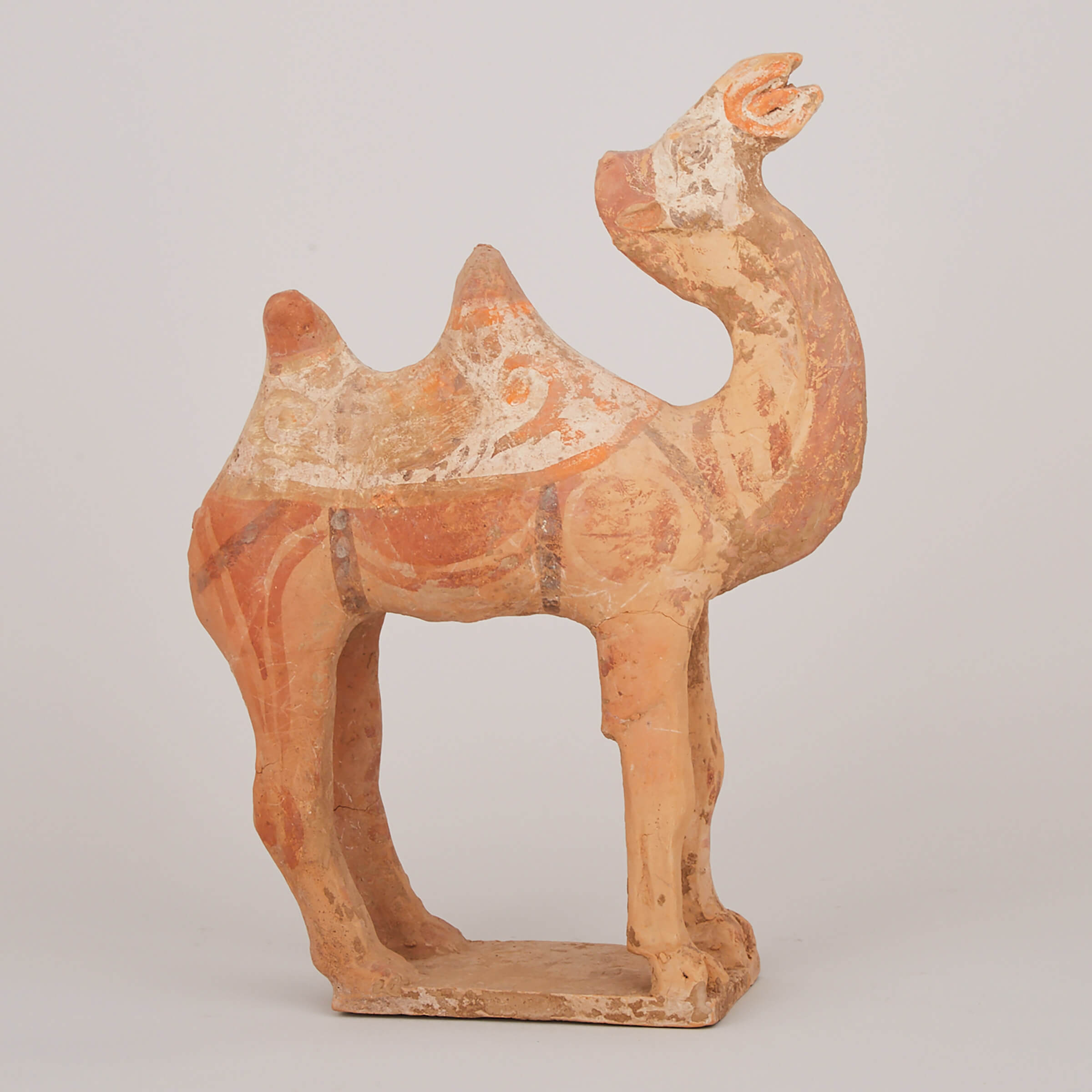 A Pottery Standing Camel, Tang Dynasty