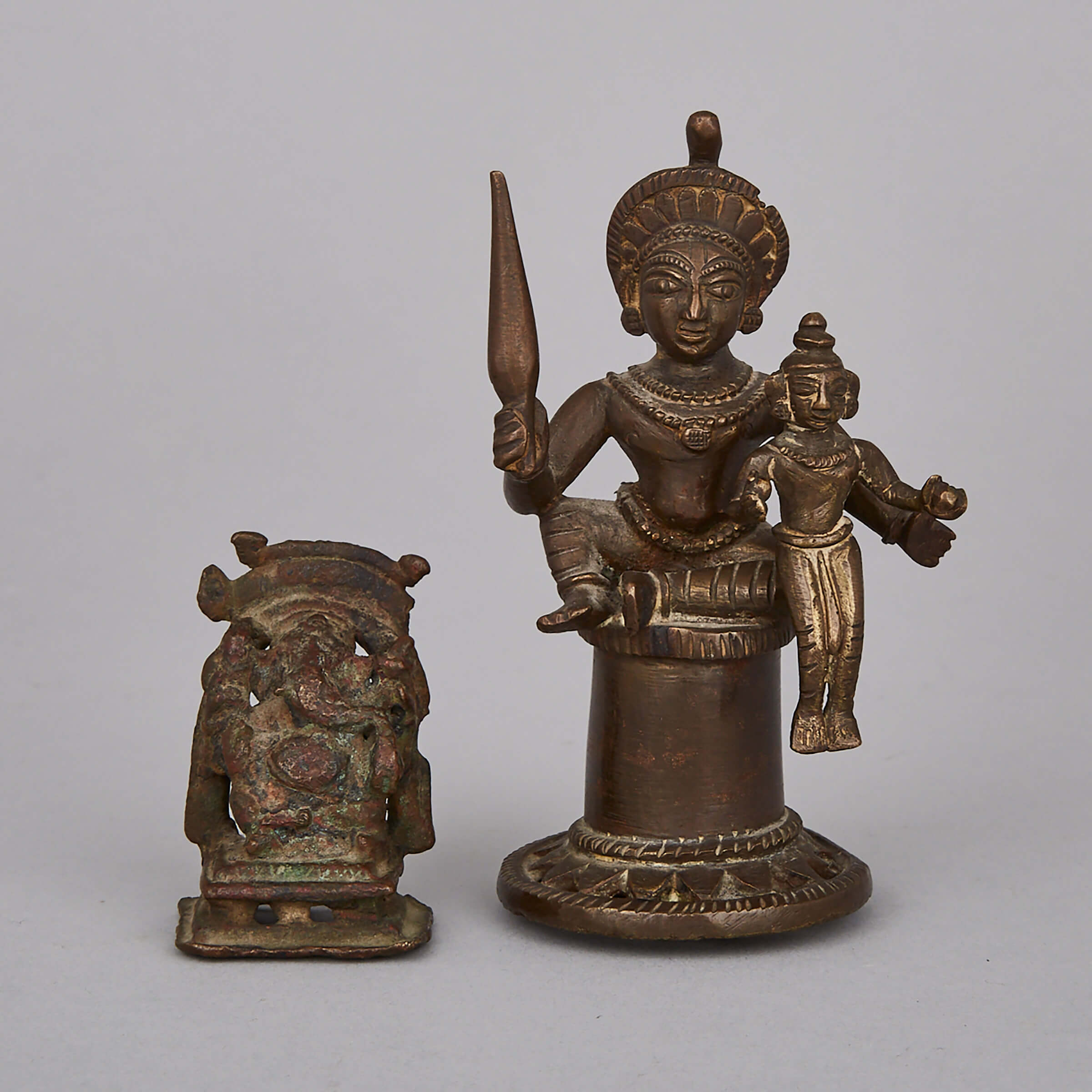 Two Indian Bronzes, 19th/20th Century