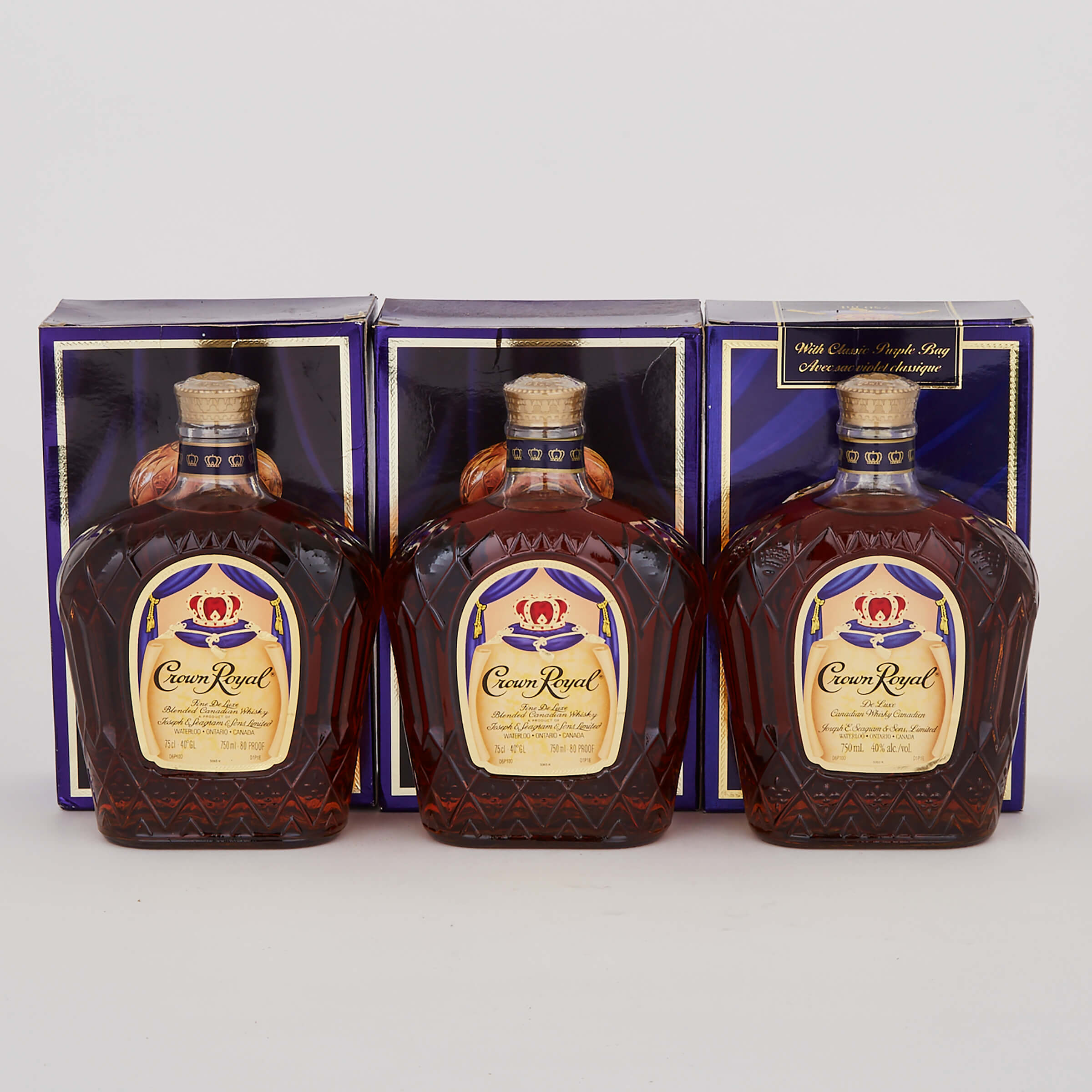 CROWN ROYAL CANADIAN WHISKY (NAS) (ONE 750 ML)
CROWN ROYAL DELUXE CANADIAN WHISKEY (NAS) (ONE 750 ML)
CROWN ROYAL DELUXE CANADIAN WHISKEY (NAS) (ONE 750 ML)