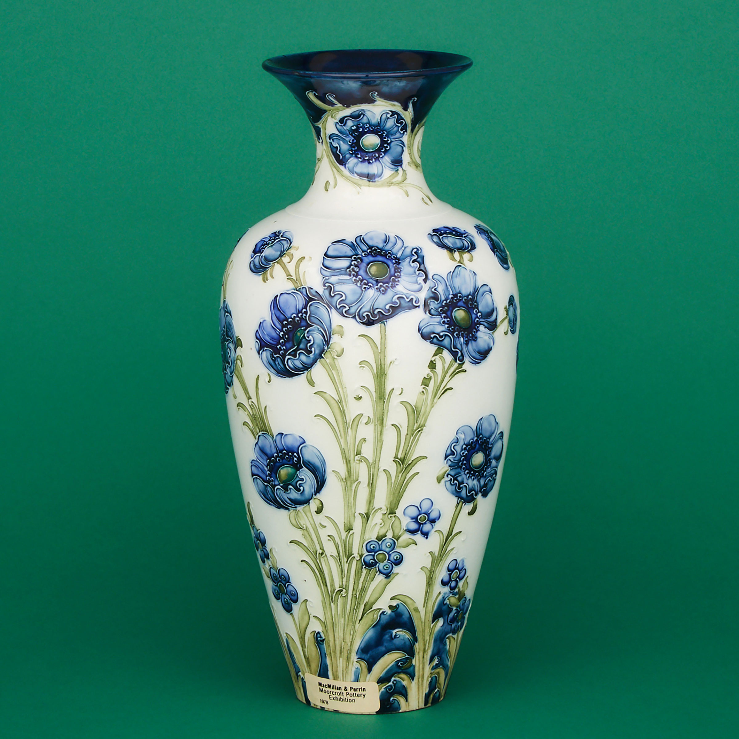 Macintyre Moorcroft Florian Poppy Vase, c.1900