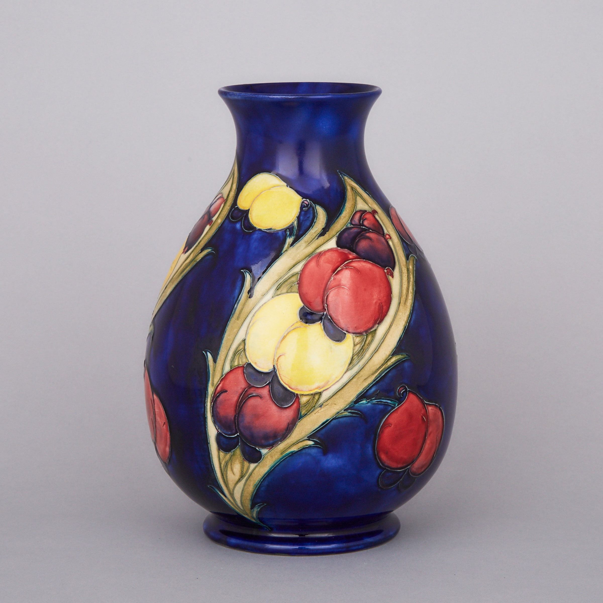 Moorcroft Wisteria Panels Vase, c.1925-30