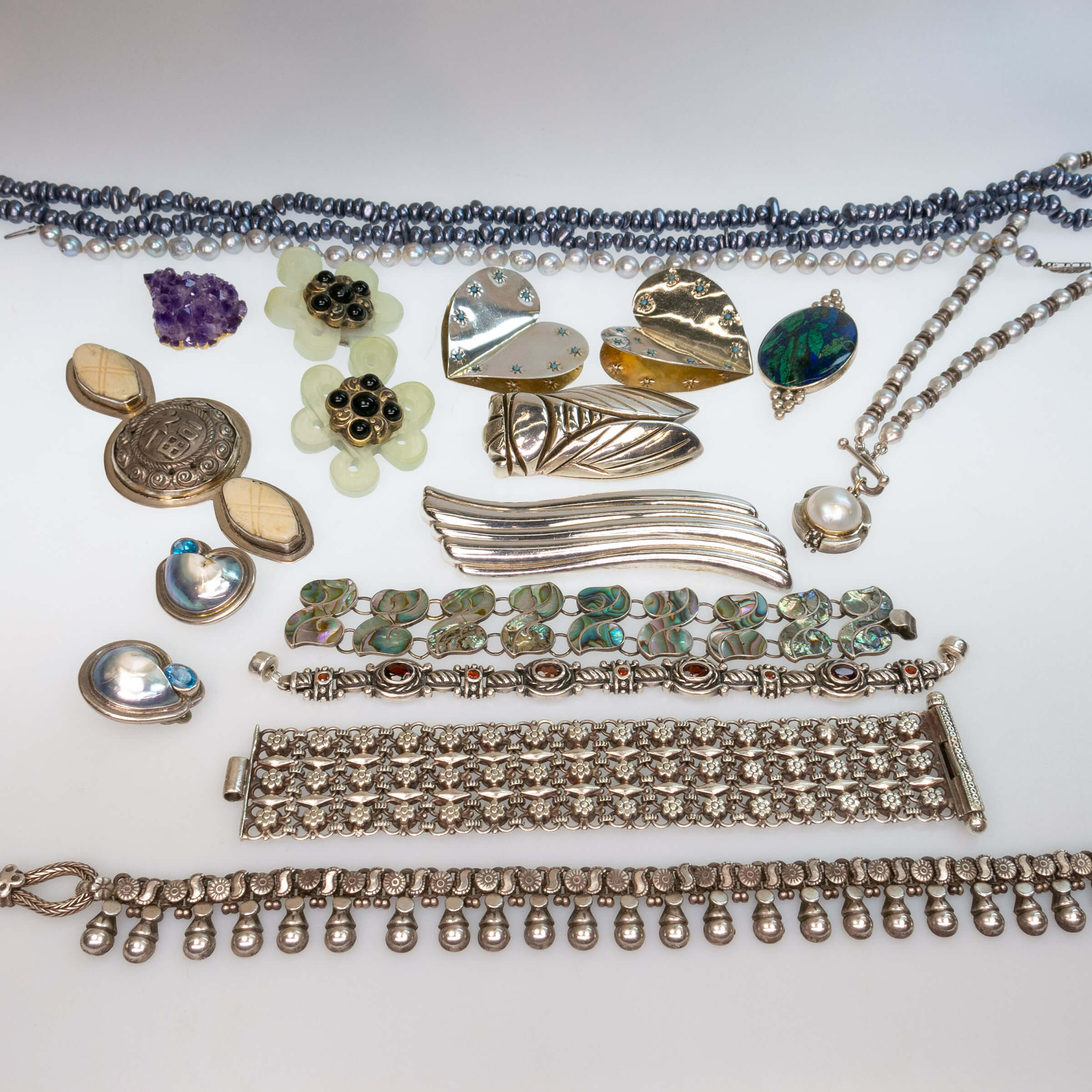 Quantity Of Silver And Costume Jewellery