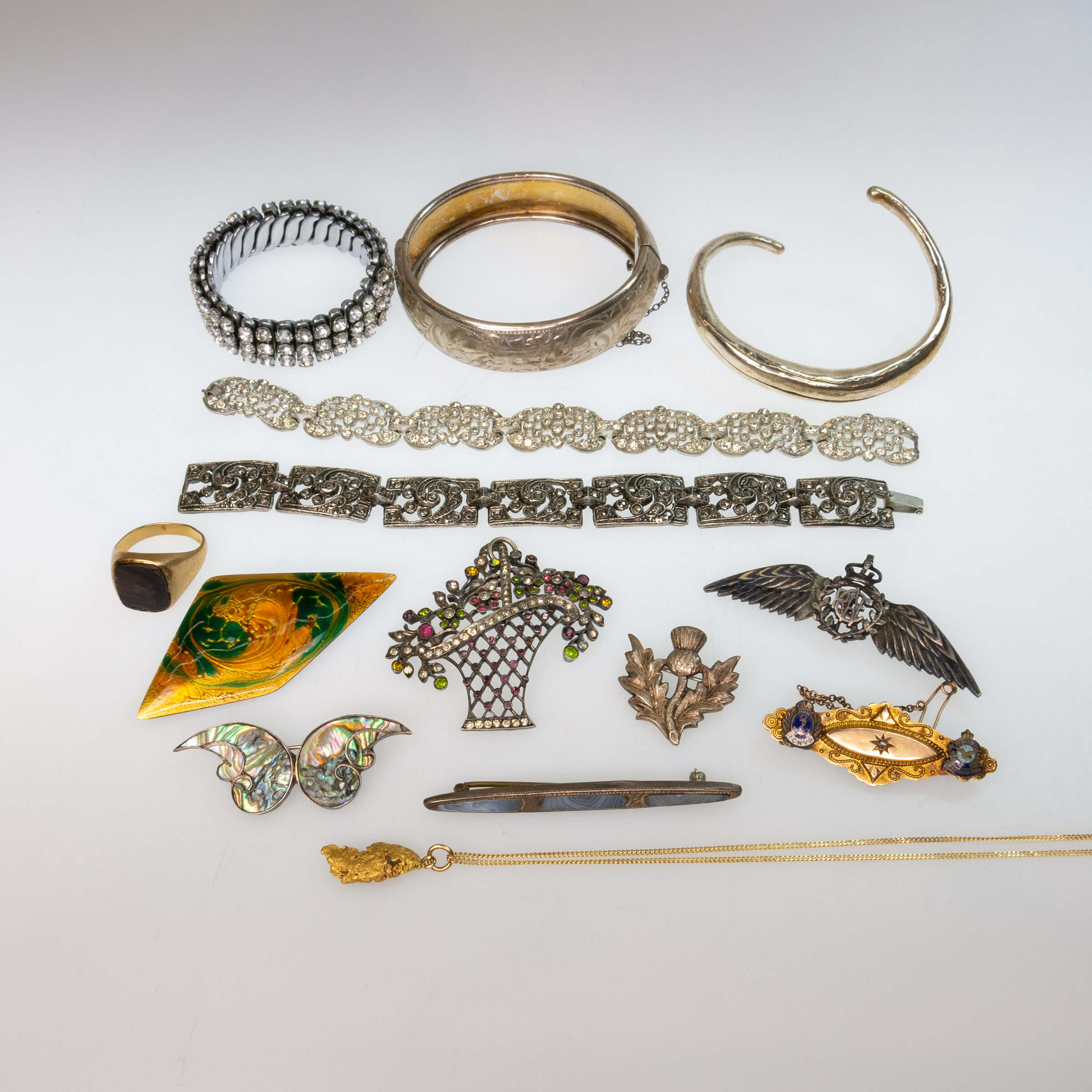 Quantity Of Gold, Silver And Costume Jewellery