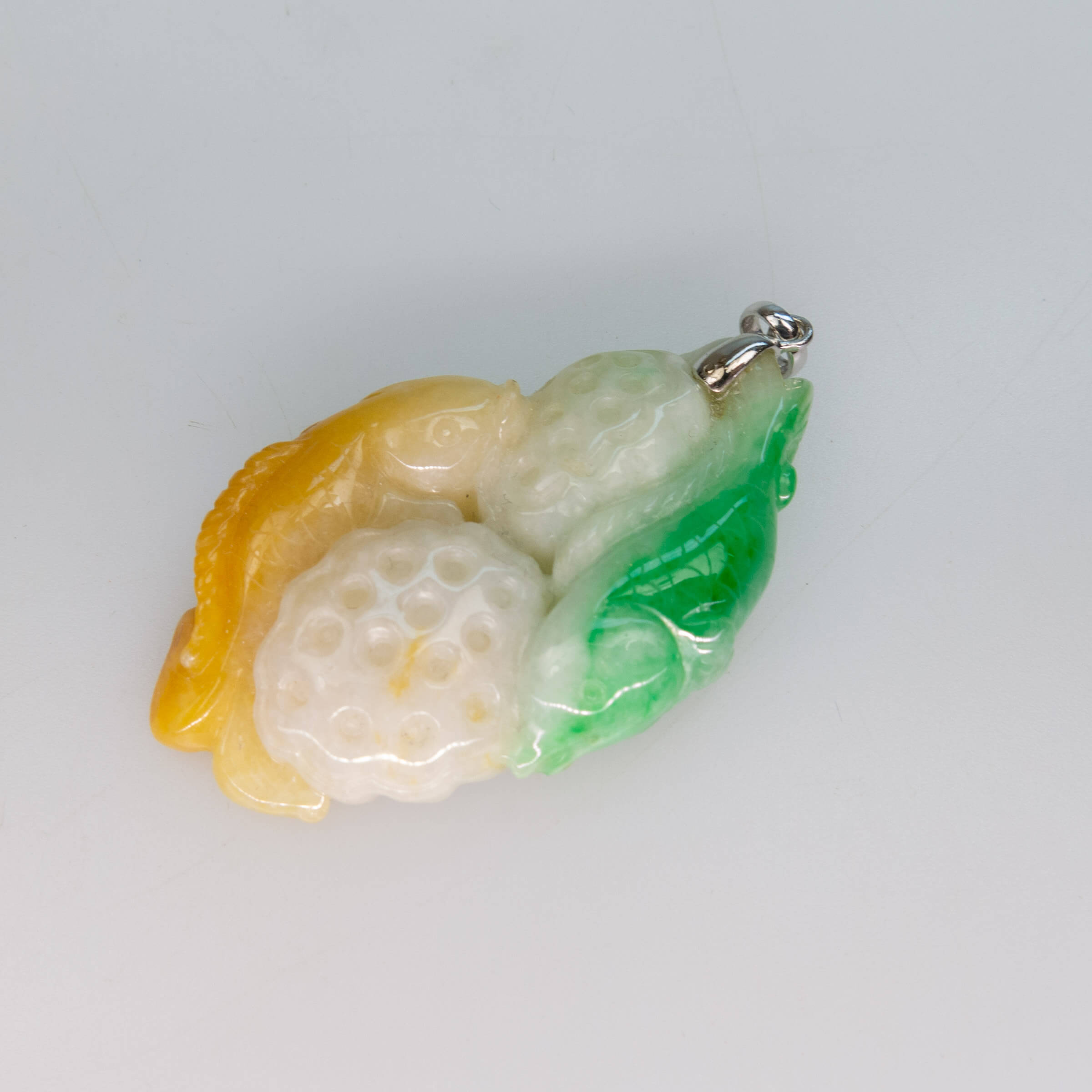 Carved Jadeite Pendant