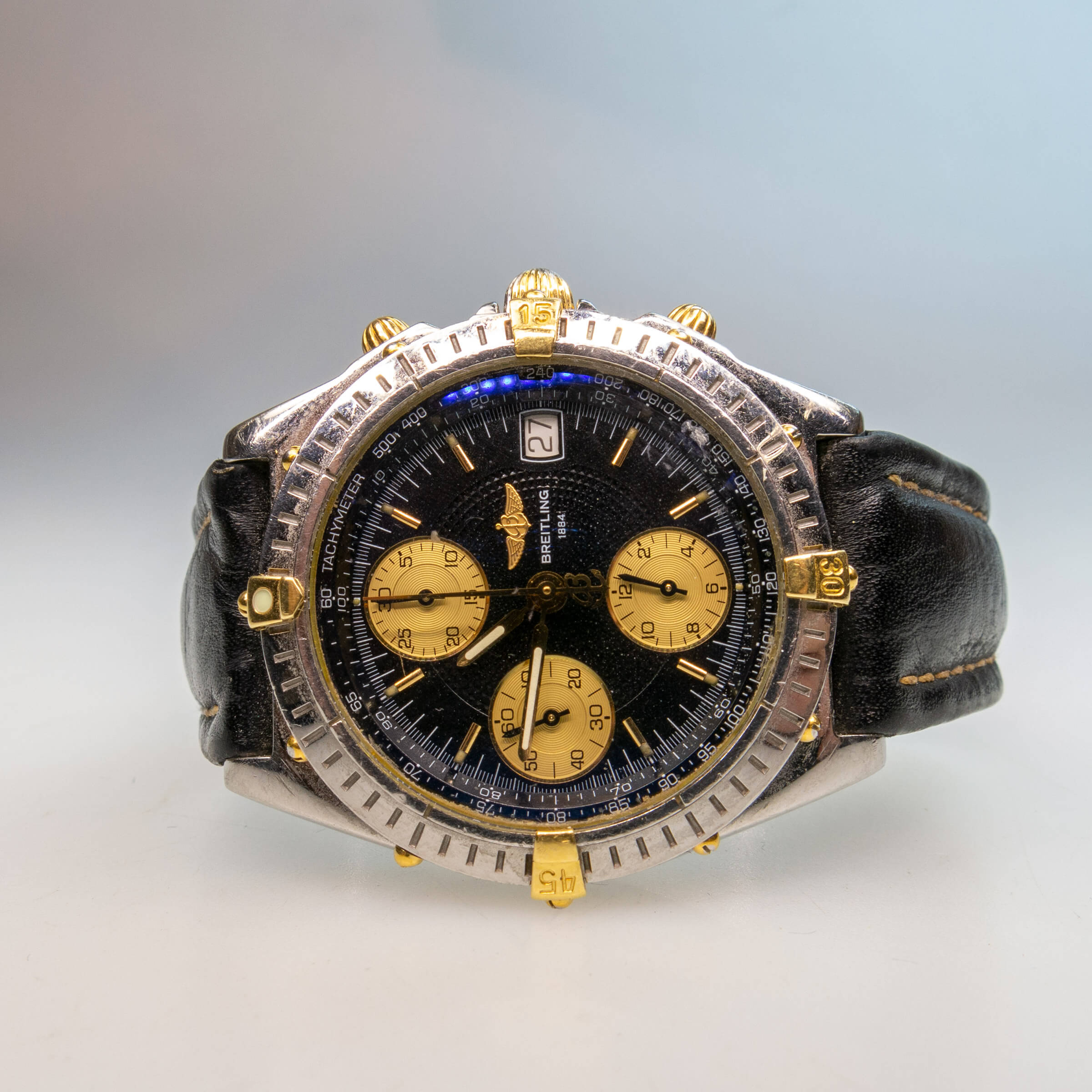 Breitling Wristwatch With Chronograph And Date