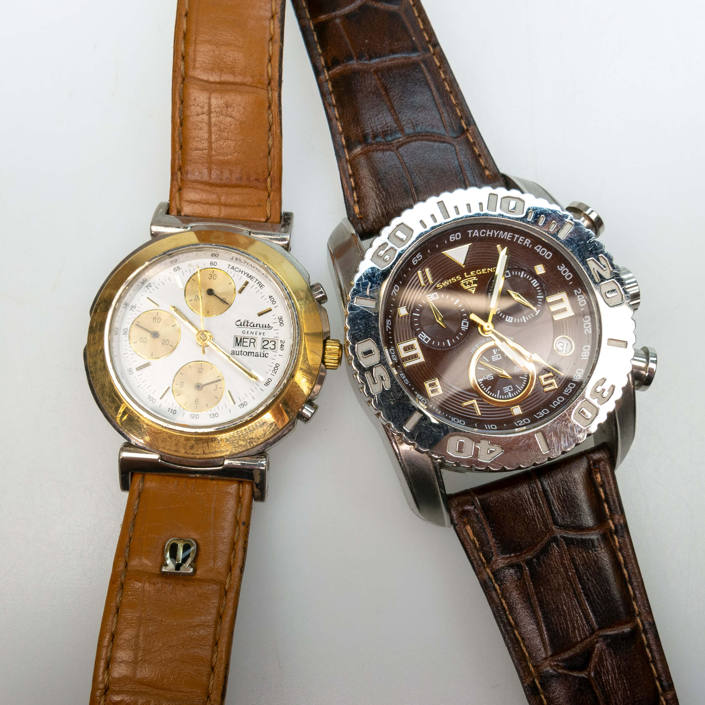 Atlanus And Swiss Legend Wristwatches With Chronographs