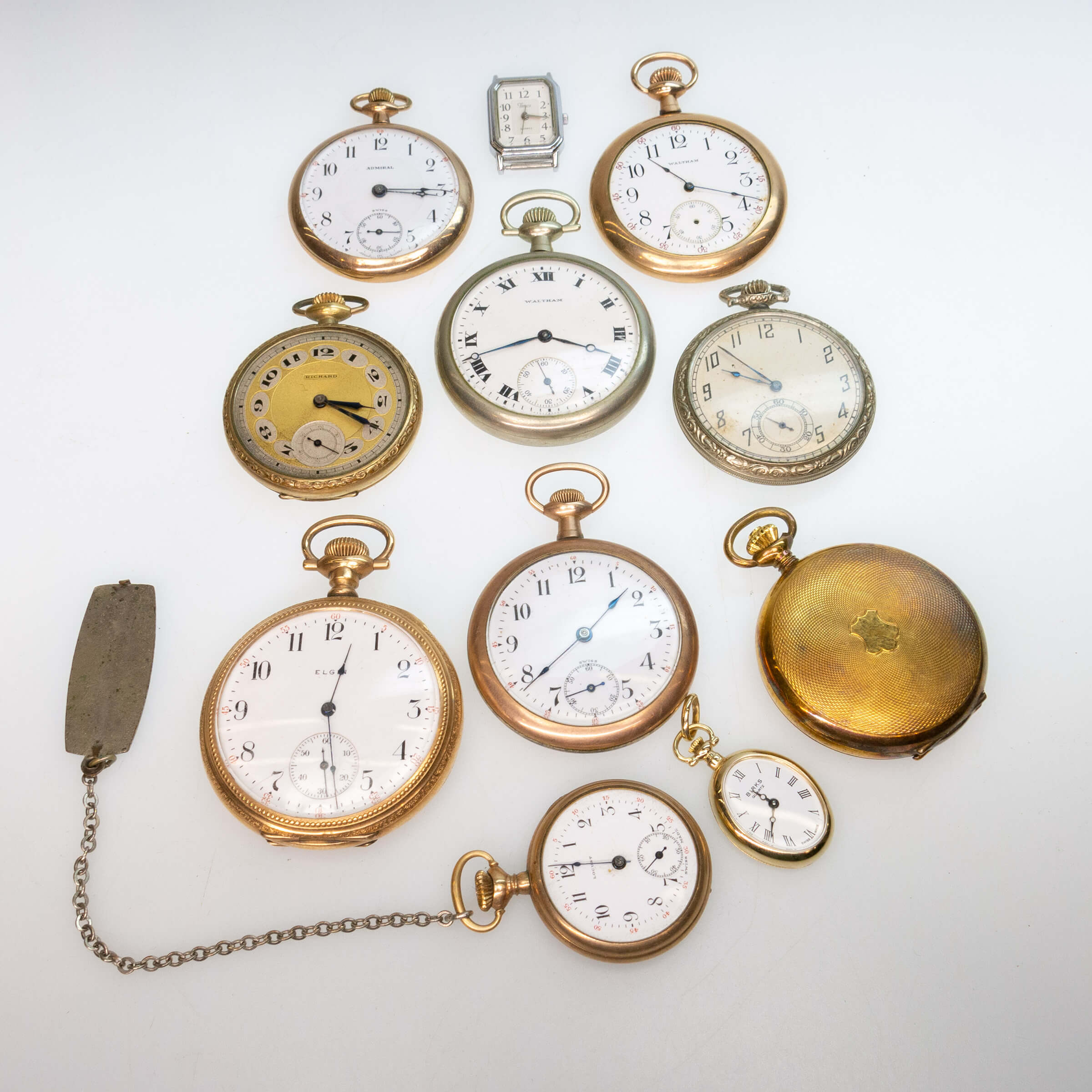 11 Various Watches And Pocket Watches