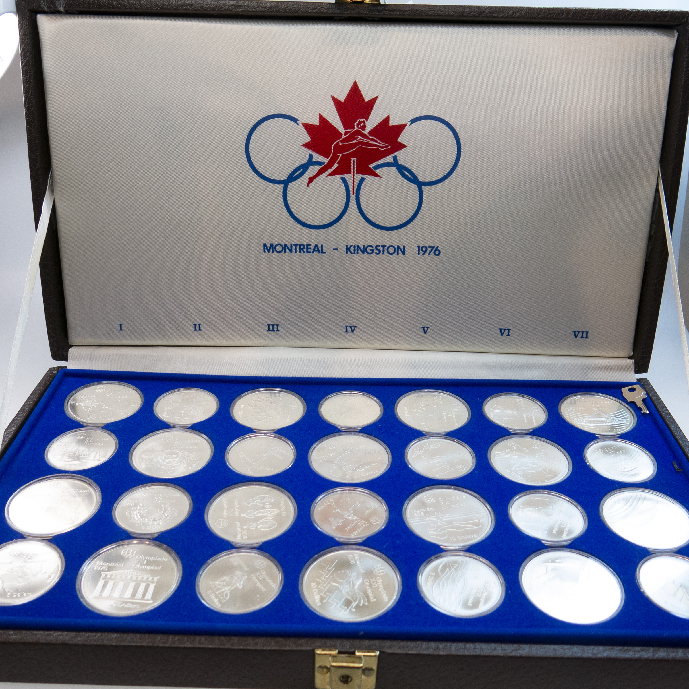 Set Of 24 Montreal 1976 Olympic Coins