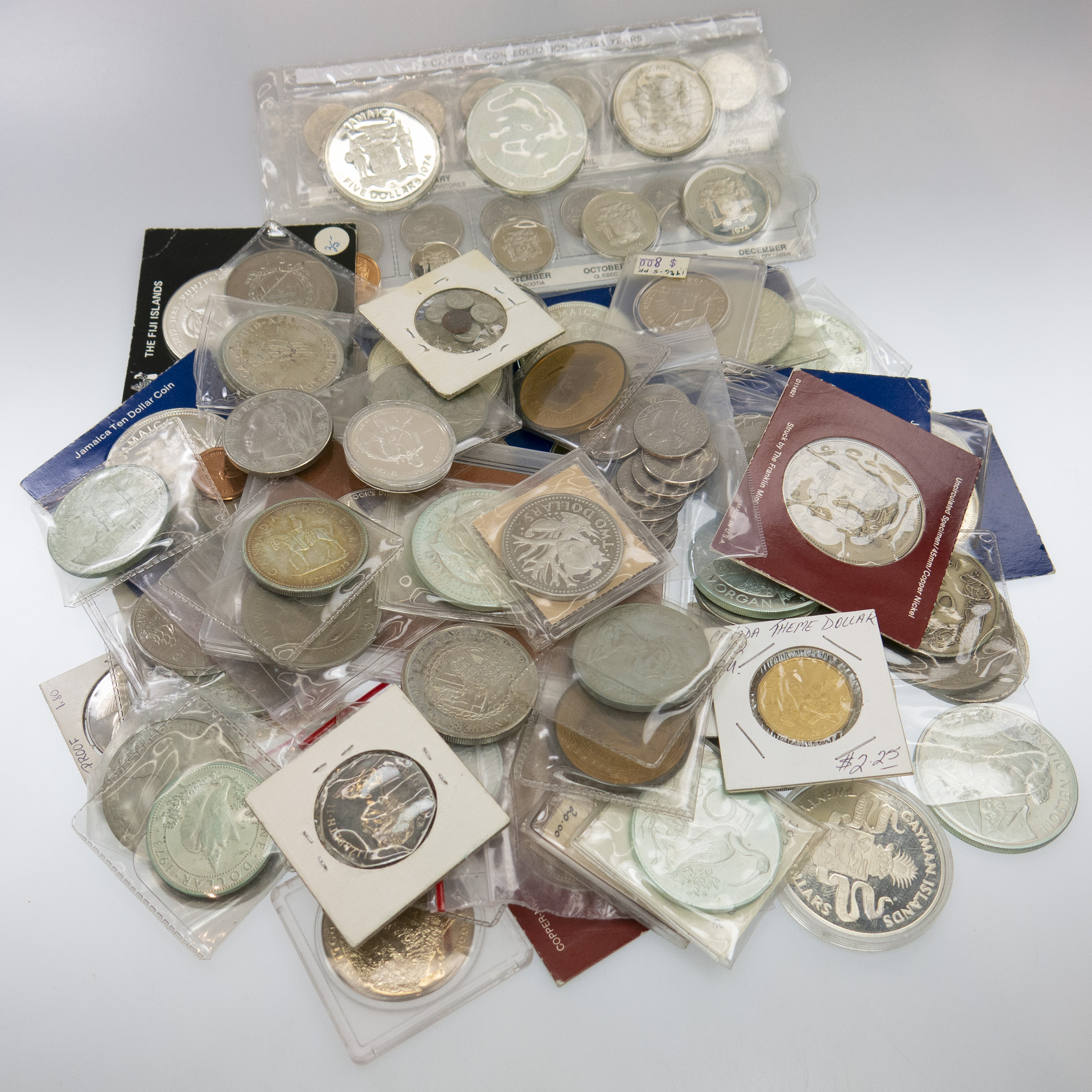 Quantity Of Canadian & Foreign Silver And Metal Coins And Coin Sets