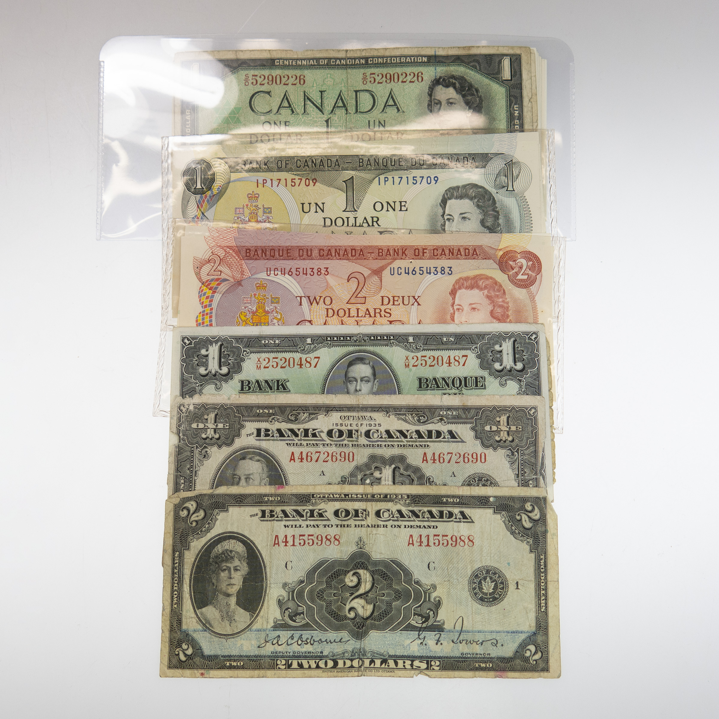 Small Quantity Of Canadian Bank Notes