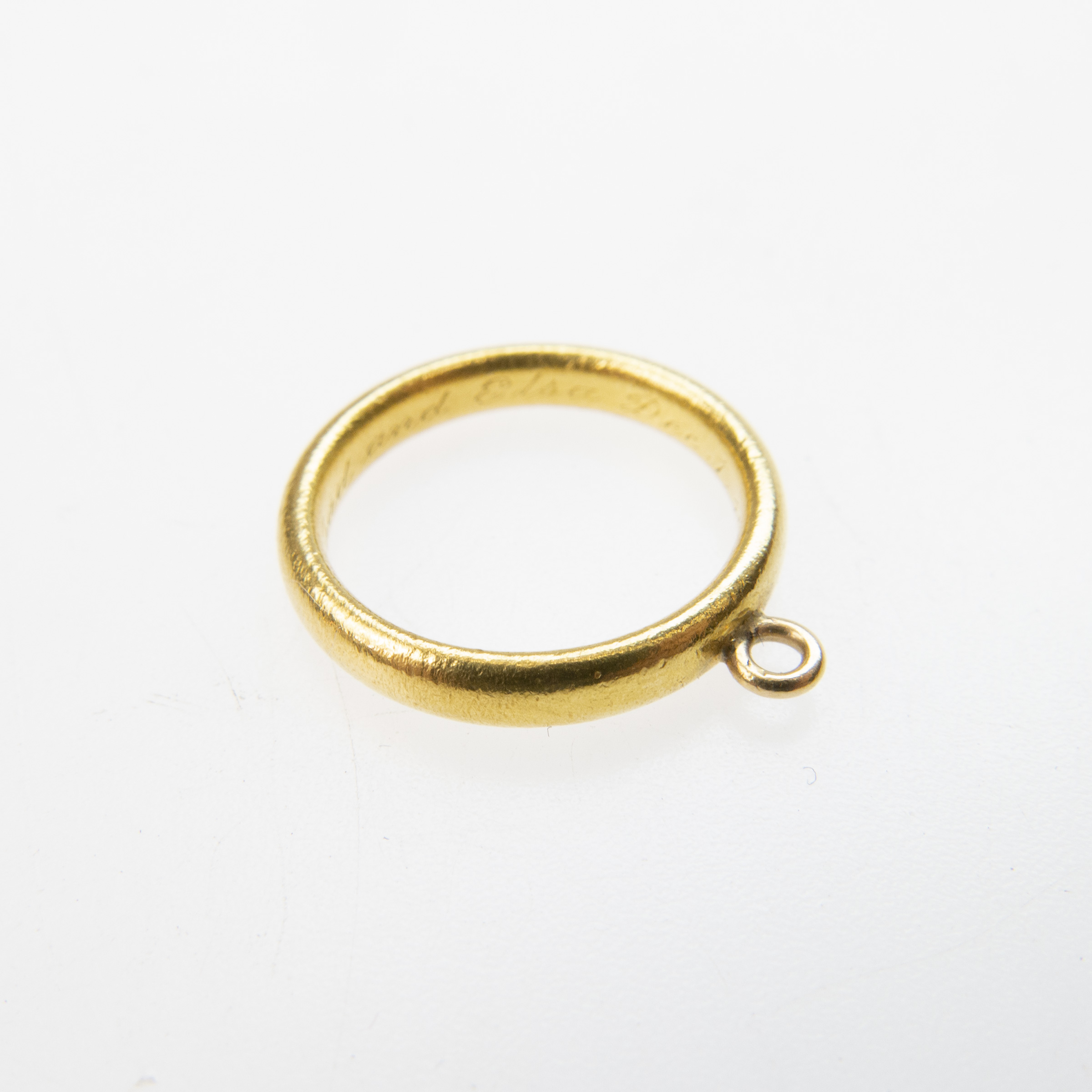 Tiffany & Co. 22k Yellow Gold Circular Charm