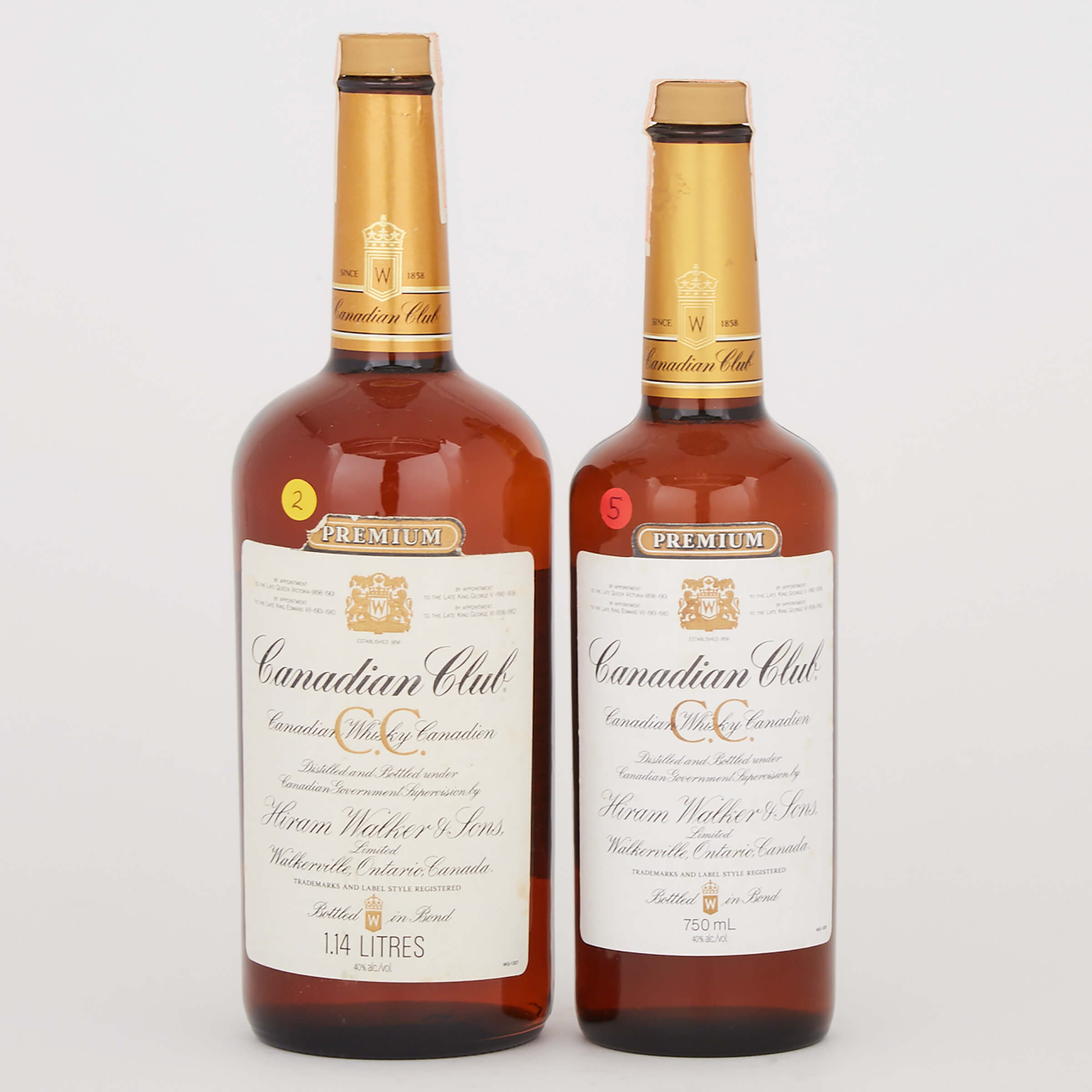CANADIAN CLUB PREMIUM CANADIAN WHISKY (ONE 750 ML)
CANADIAN CLUB PREMIUM CANADIAN WHISKY (ONE 1140 ML)