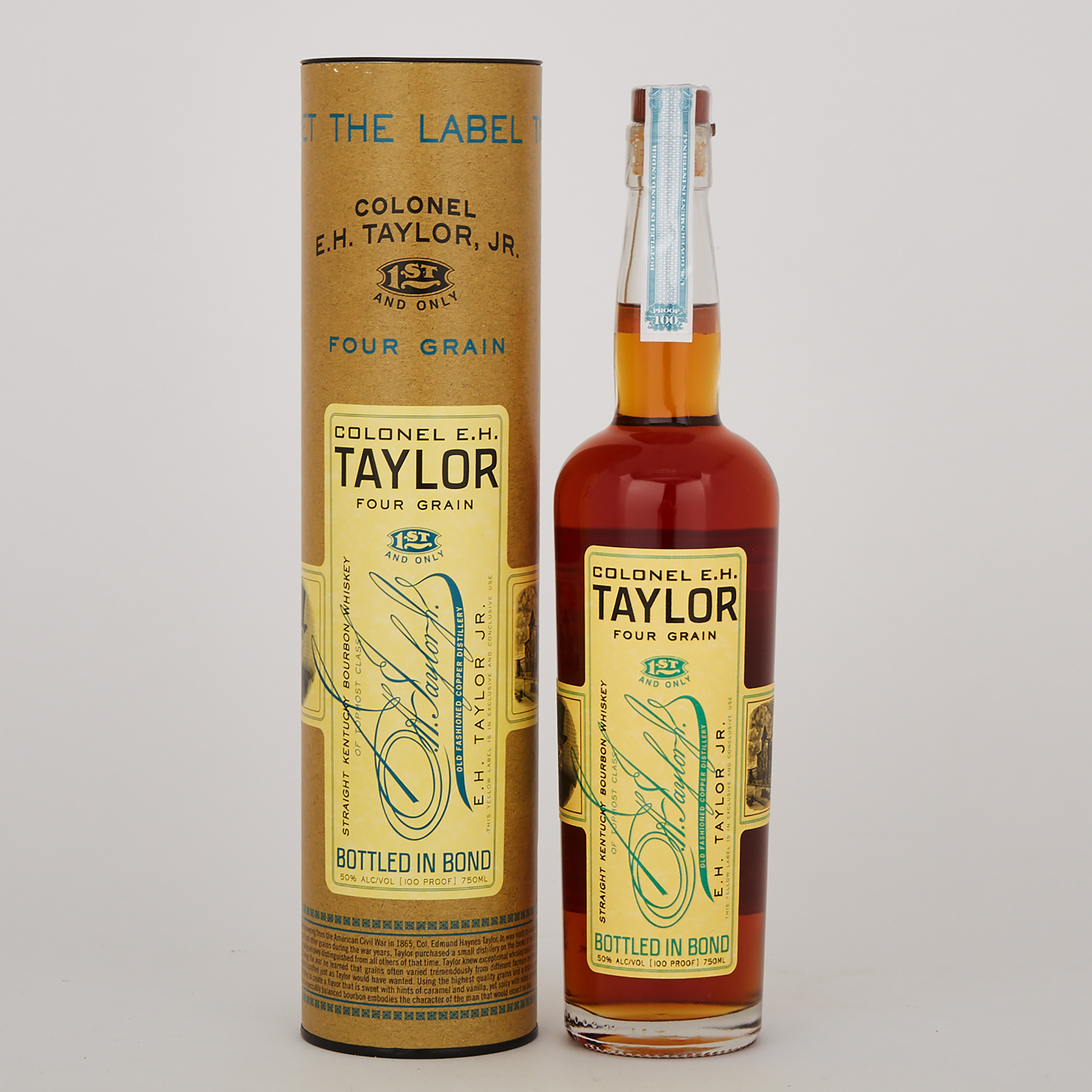 COLONEL E. H. TAYLOR JR. FOUR GRAIN STRAIGHT KENTUCKY BOURBON WHISKEY 12 YEARS (ONE 750 ML)