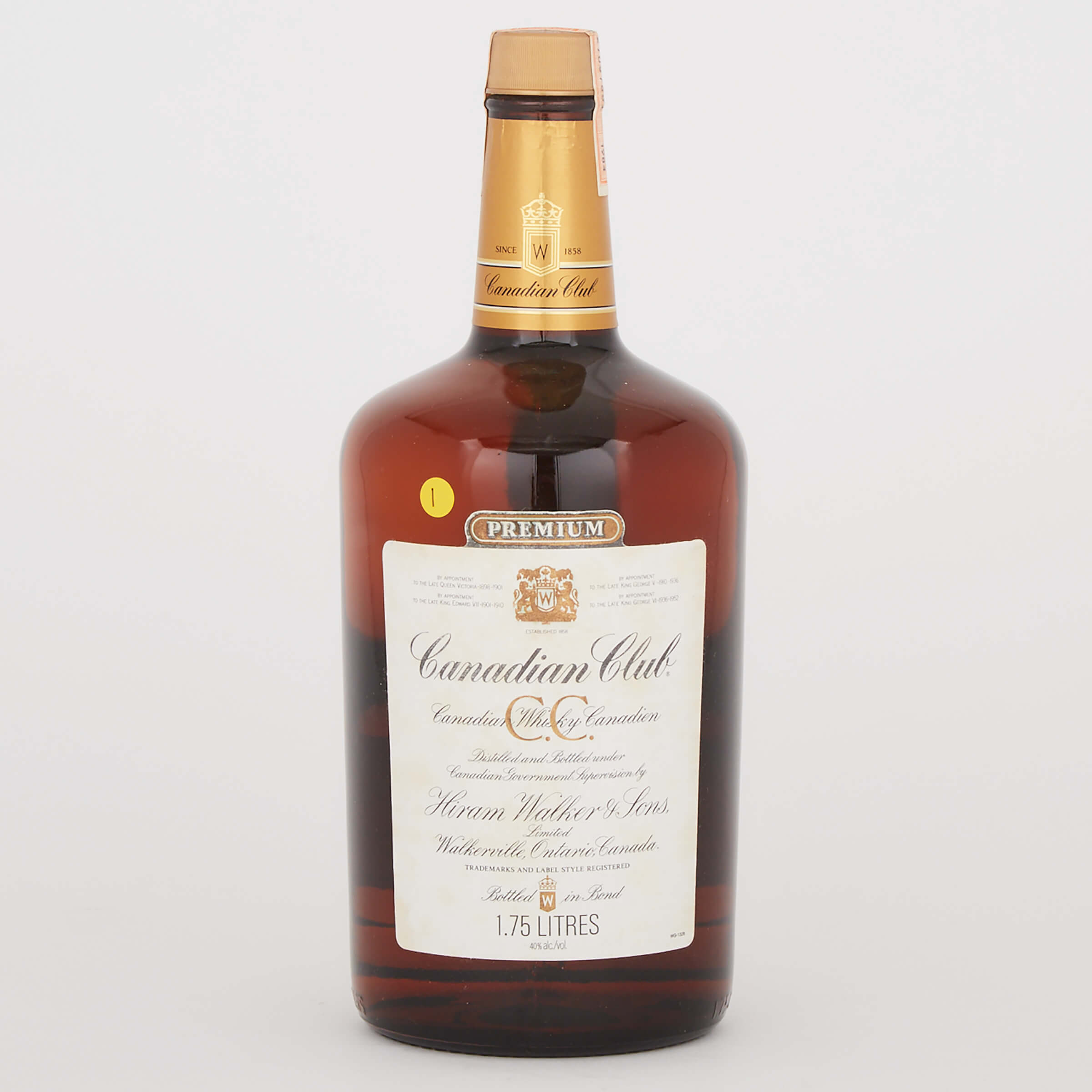 CANADIAN CLUB PREMIUM CANADIAN WHISKY (ONE 1750 ML)