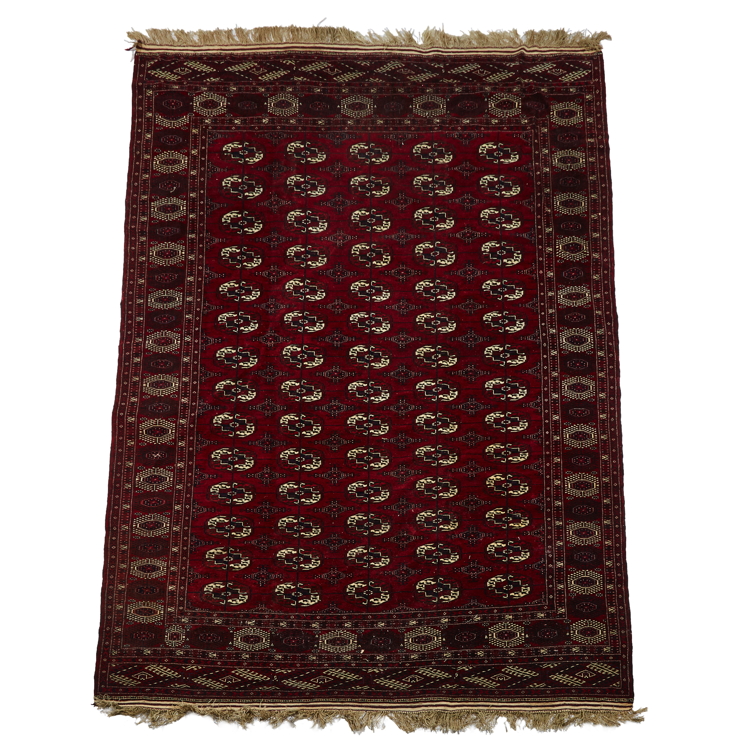 Tekke Main Carpet, Central Asia, mid 20th century