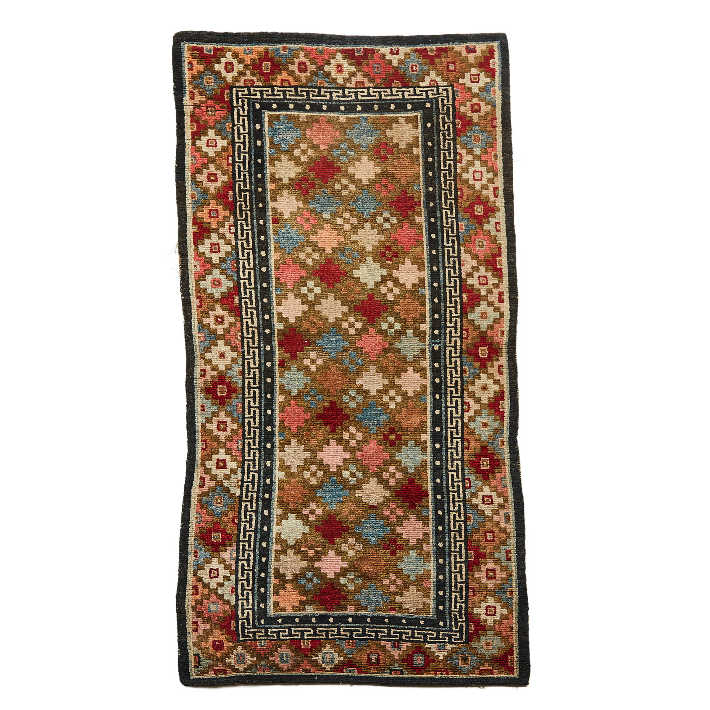 Chinese Cross Form Design Rug, early 20th century
