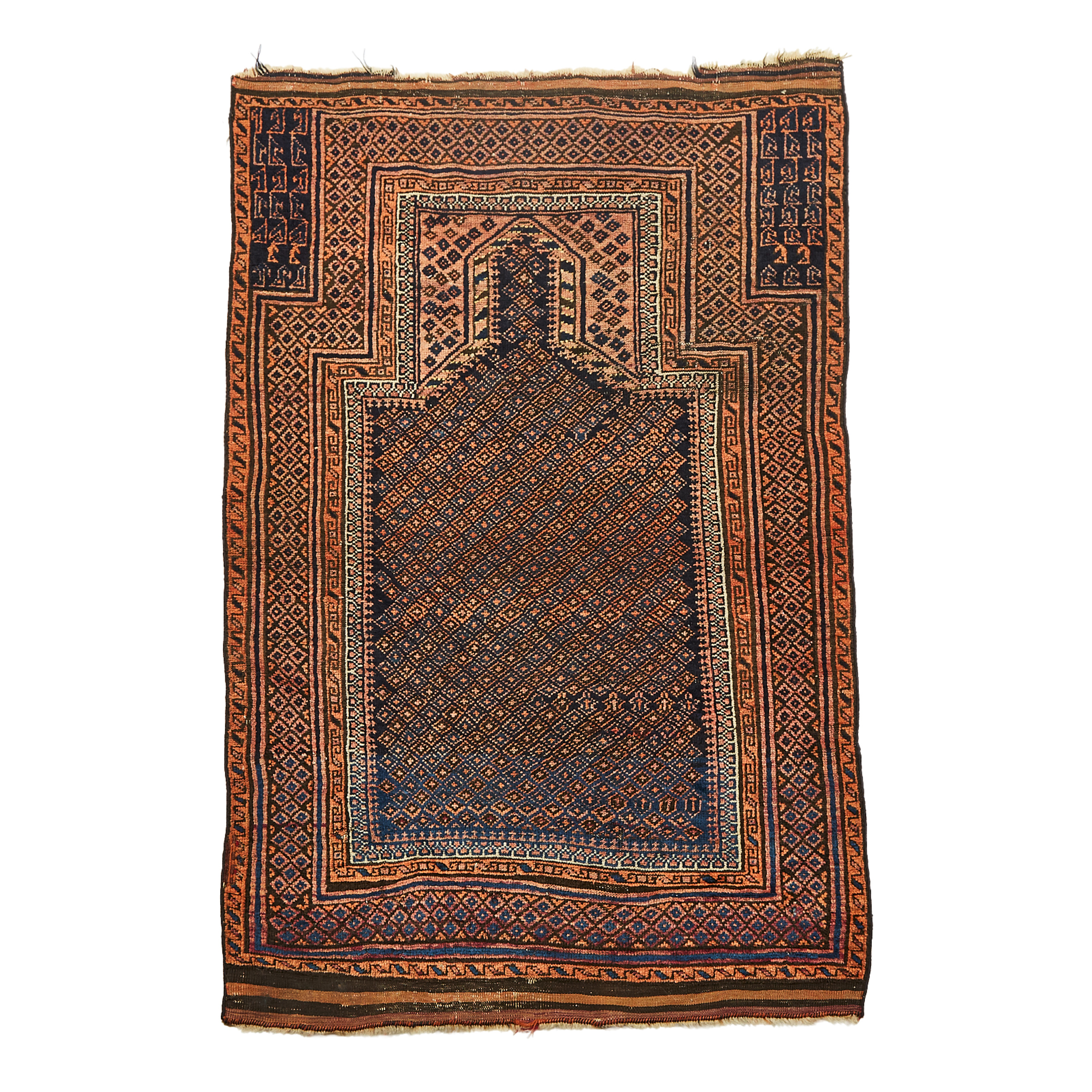 Baluchi Prayer Rug, Central Asia, c.1930