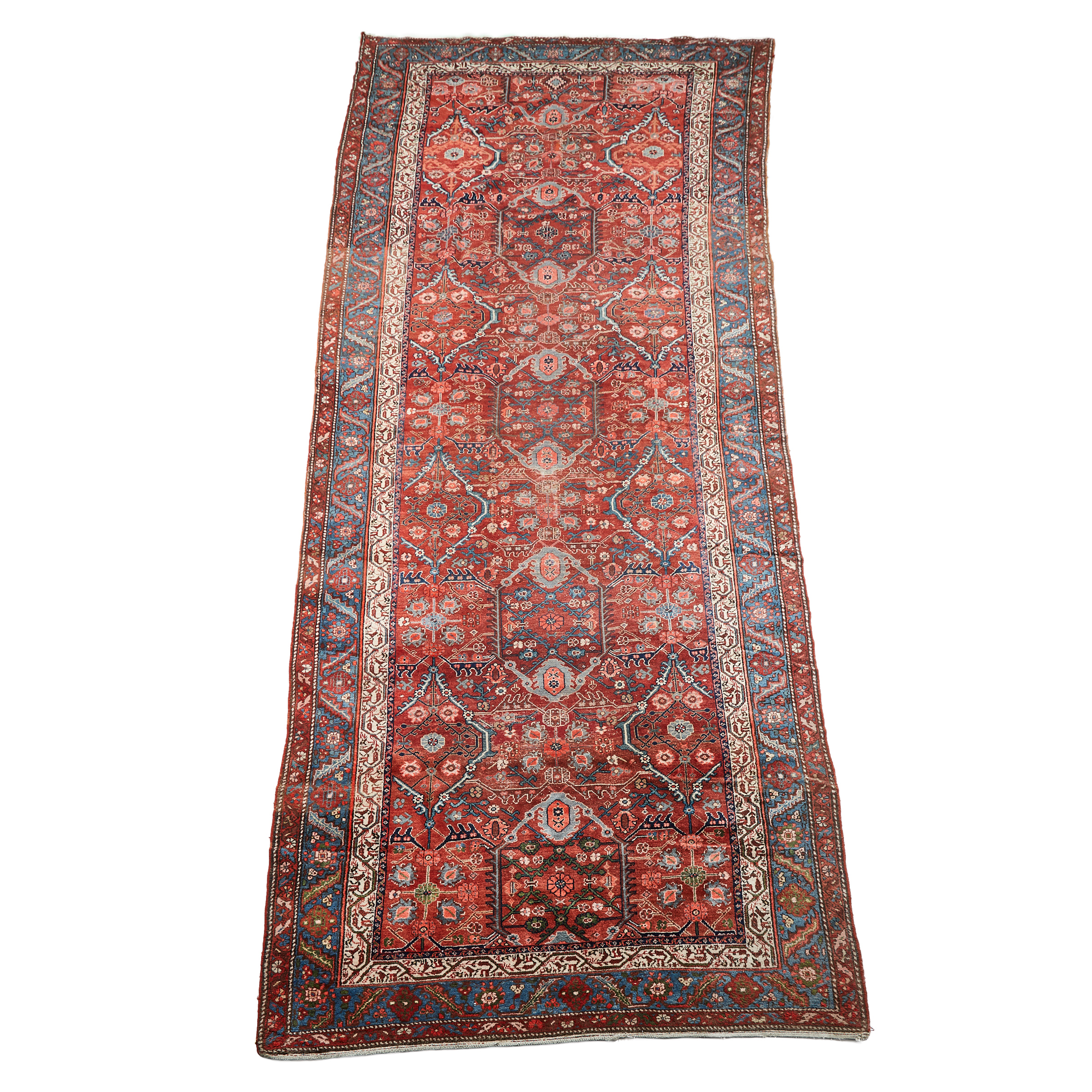 Bidjar Gallery Carpet, Persian, late 19th century