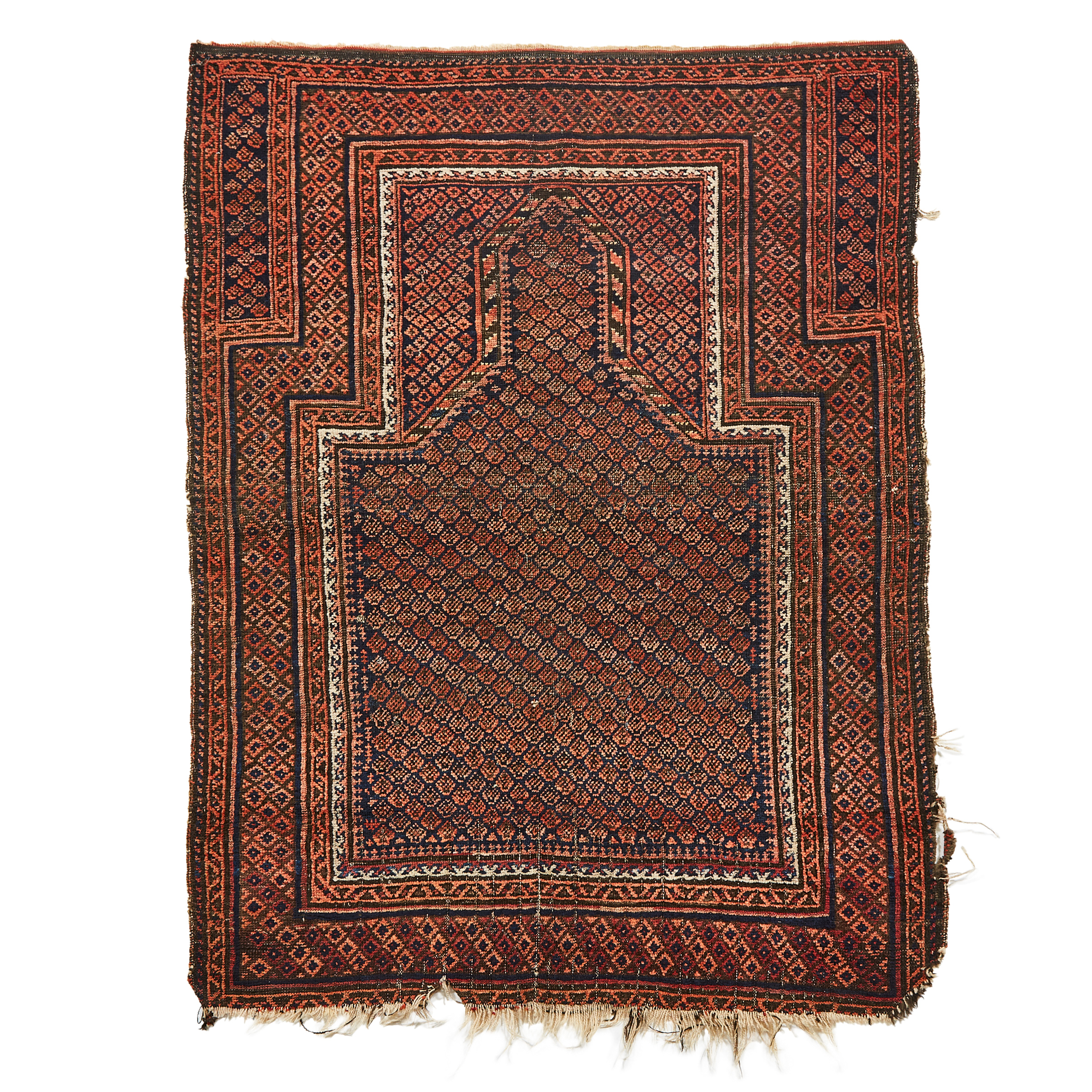 Baluchi Prayer Rug, Central Asia, c.1920