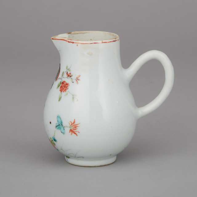 Chinese Export Porcelain Sparrow Beak Cream Jug, mid-18th century