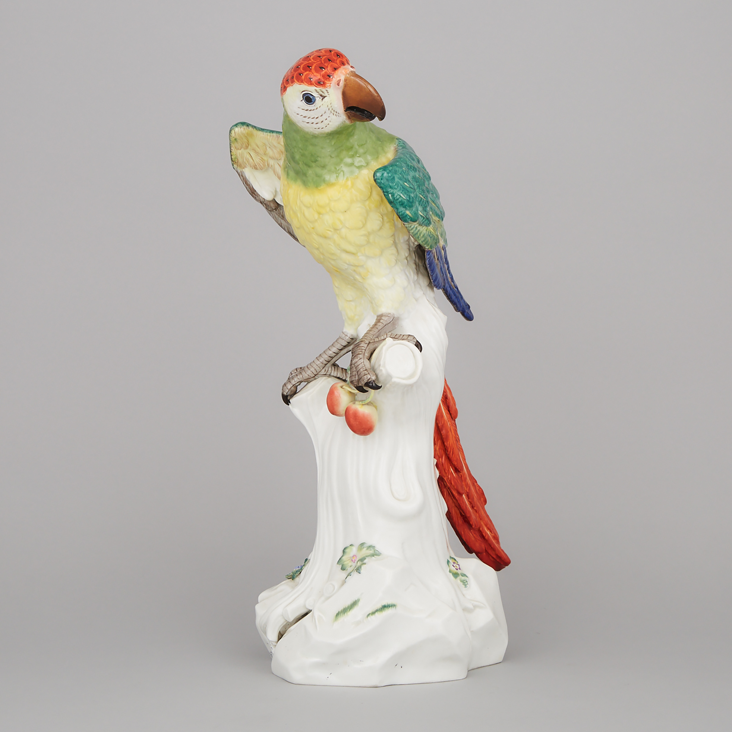 Meissen Large Model of a Parrot, 20th century