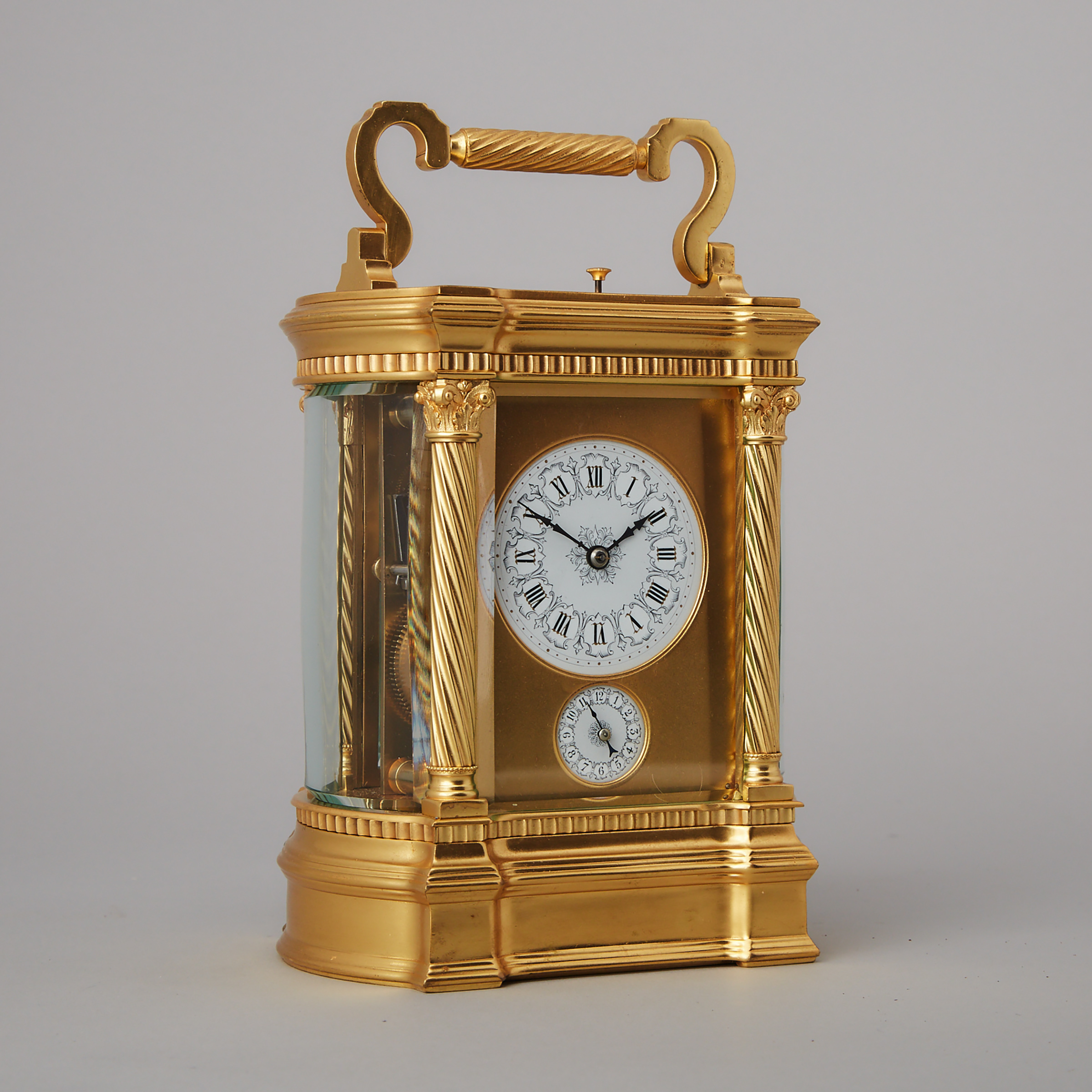 Victoria, Princess Royal and Frederick William III Presentation French Repeating Carriage Clock with Alarm, c.1880